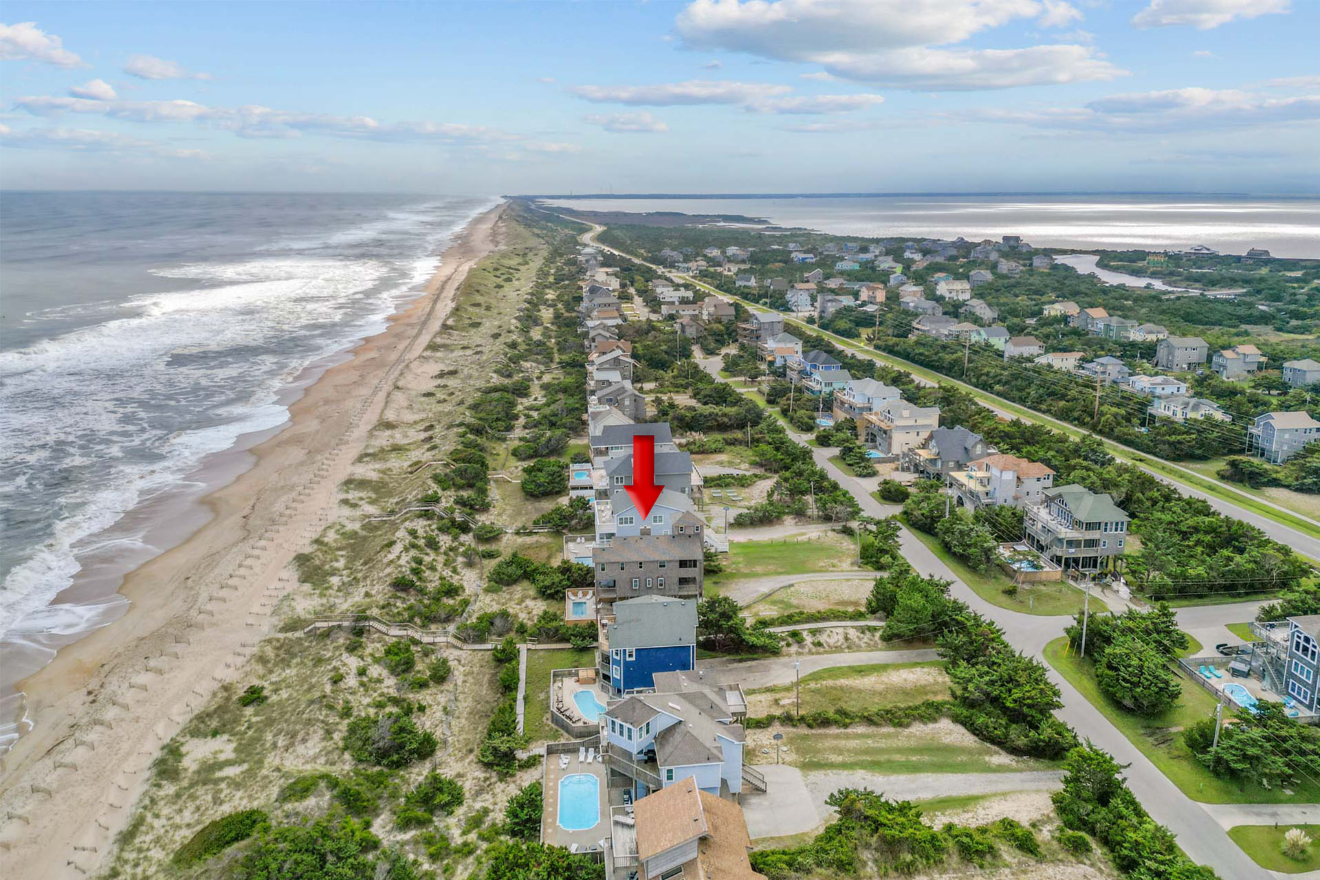 Surf Or Sound Realty 593 Drifting Dunes Exterior 5 Arrow