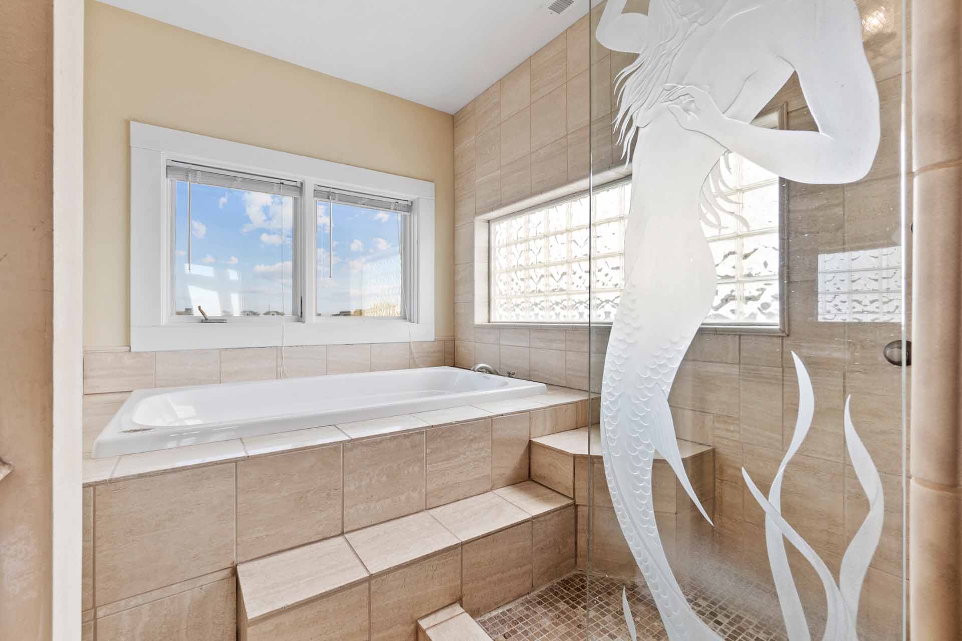 Surf Or Sound Realty 796 Sail On Second Floor King Master Bathroom 3363776