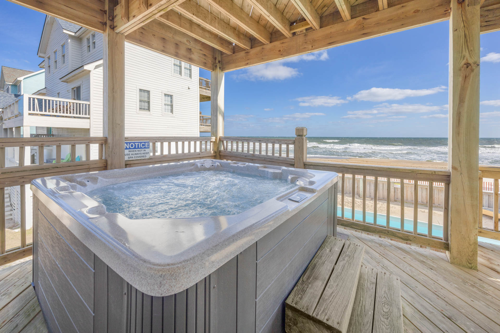 Surf Or Sound Realty 912 Redemption Hot Tub