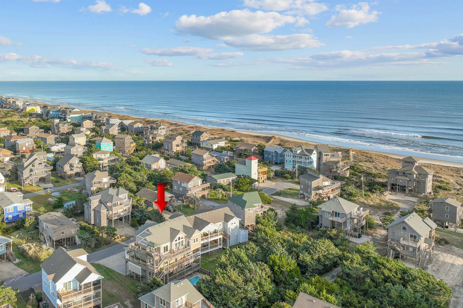 Surf Or Sound Realty 1184 Hatteras At Last Exterior 4 Arrow