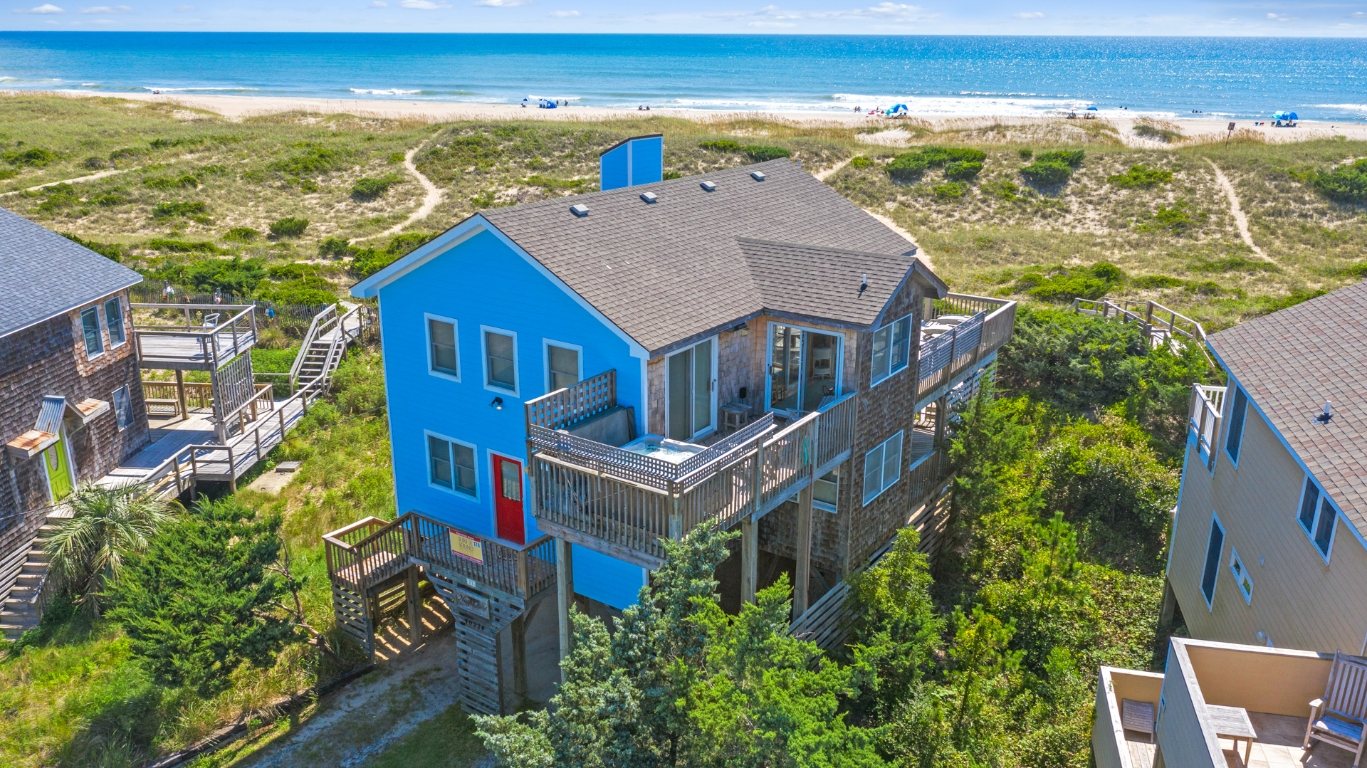 Surf Or Sound Realty 178 High Dune Front House View 3359126