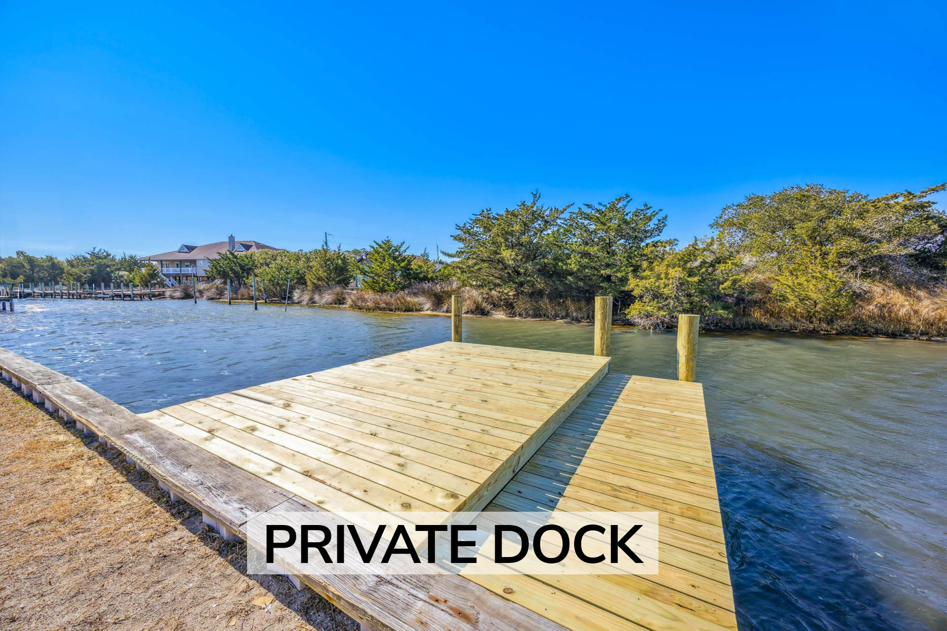 Surf Or Sound Realty 94 Summer Wind Private Dock 2 Label