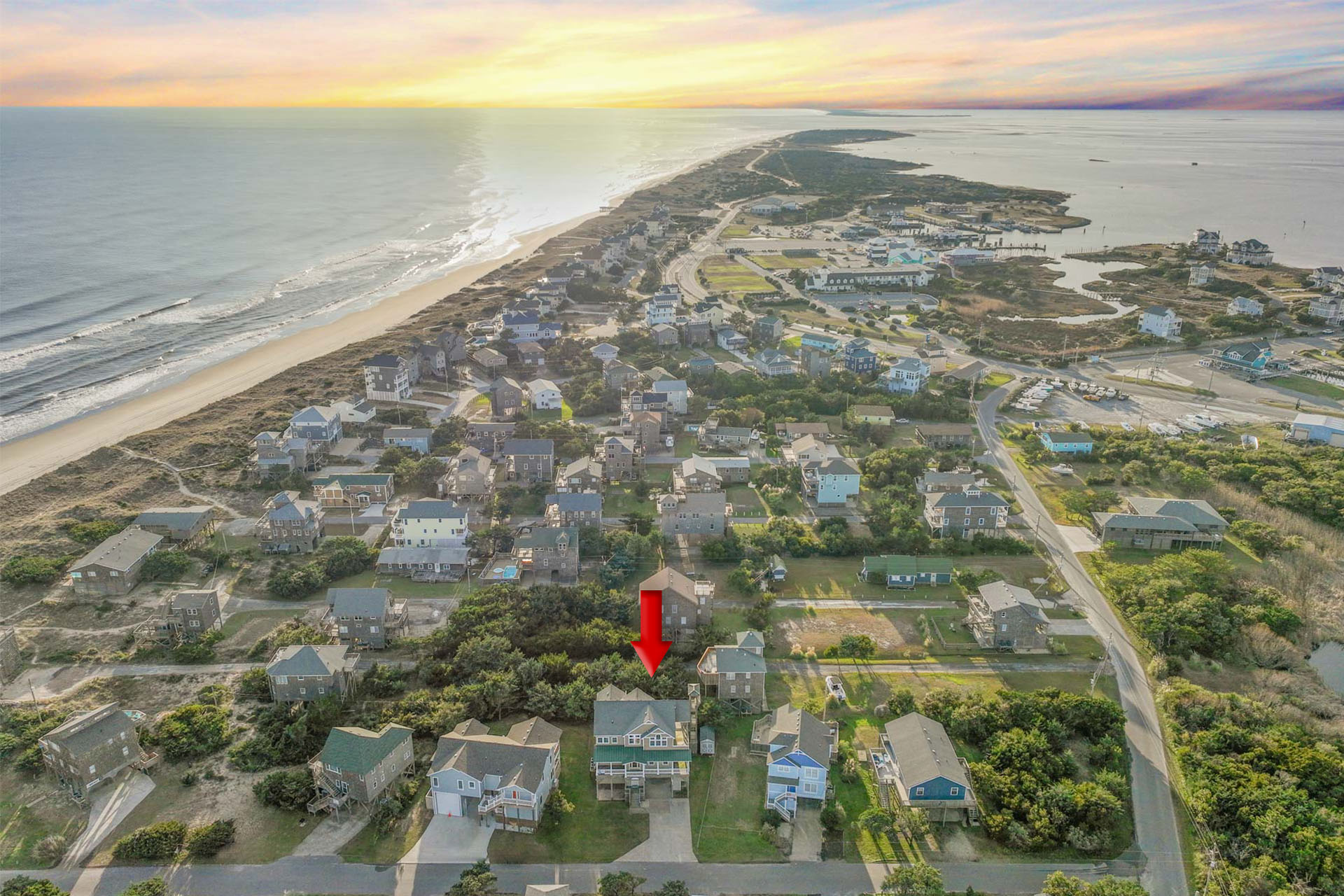 Surf Or Sound Realty 1184 Hatteras At Last Exterior 8 Arrow