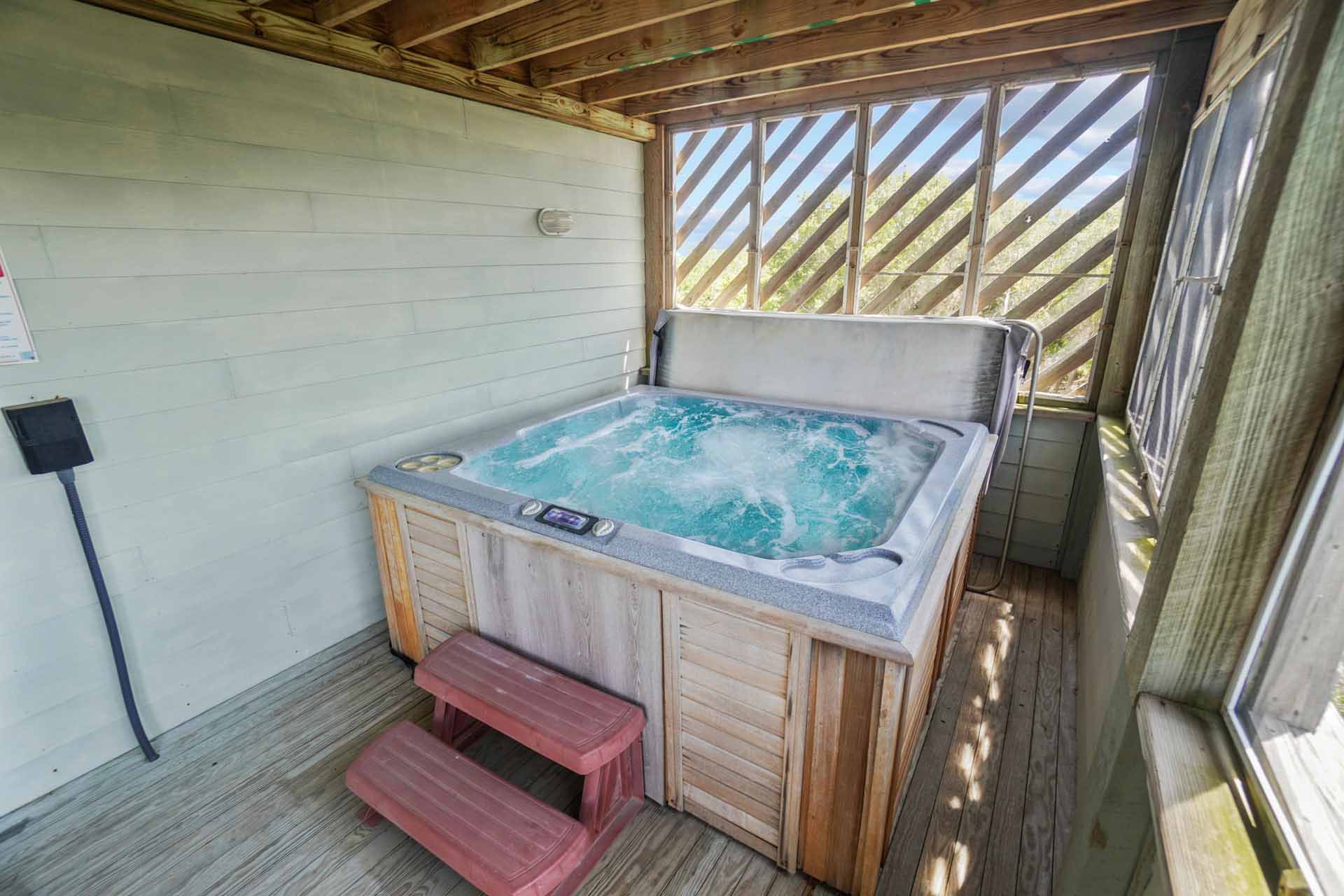 Surf Or Sound Realty 235 Sounds Good Hot Tub 3364577