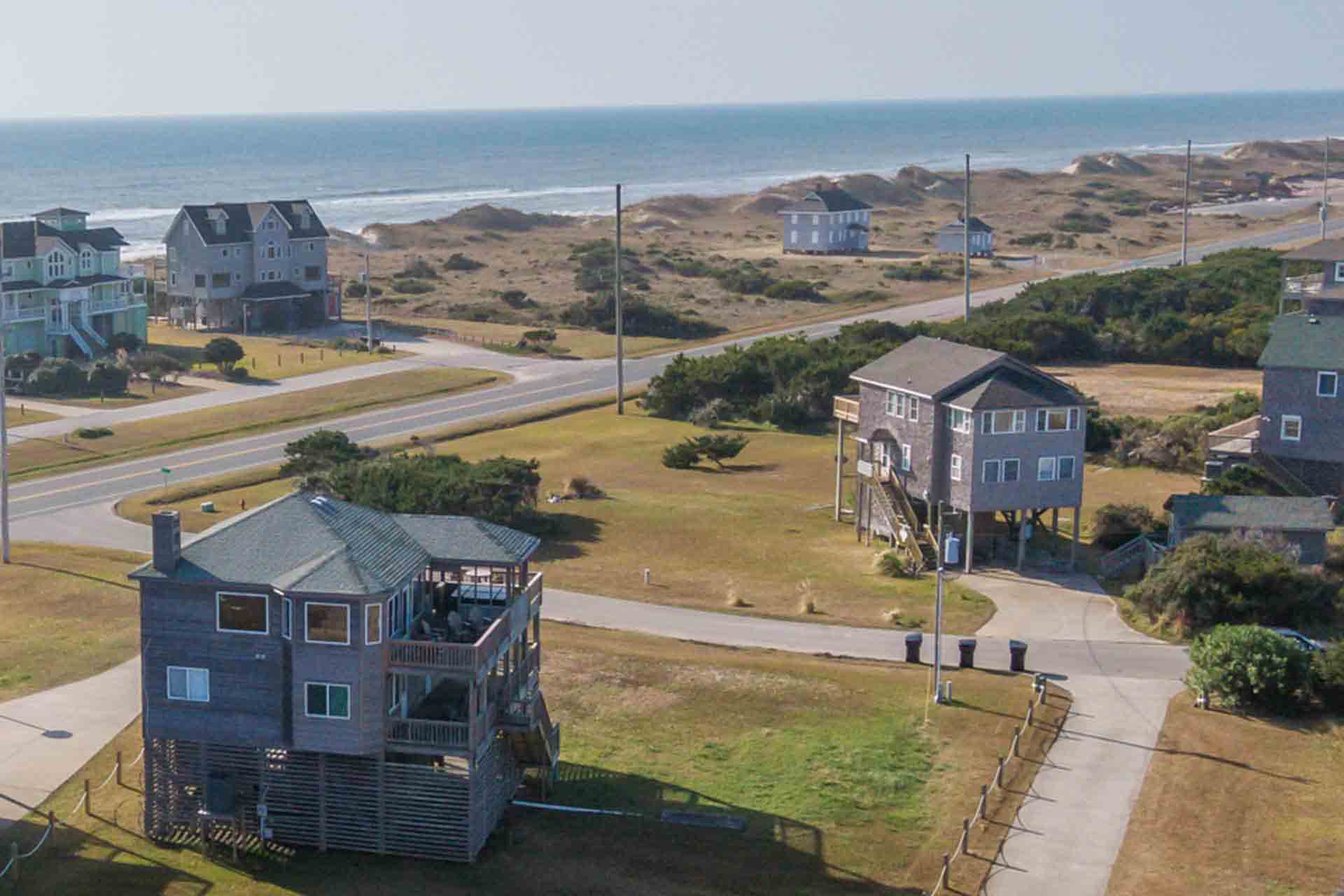 Surf Or Sound Realty 986 Star Gaze Drone Exterior Rear View 3360933