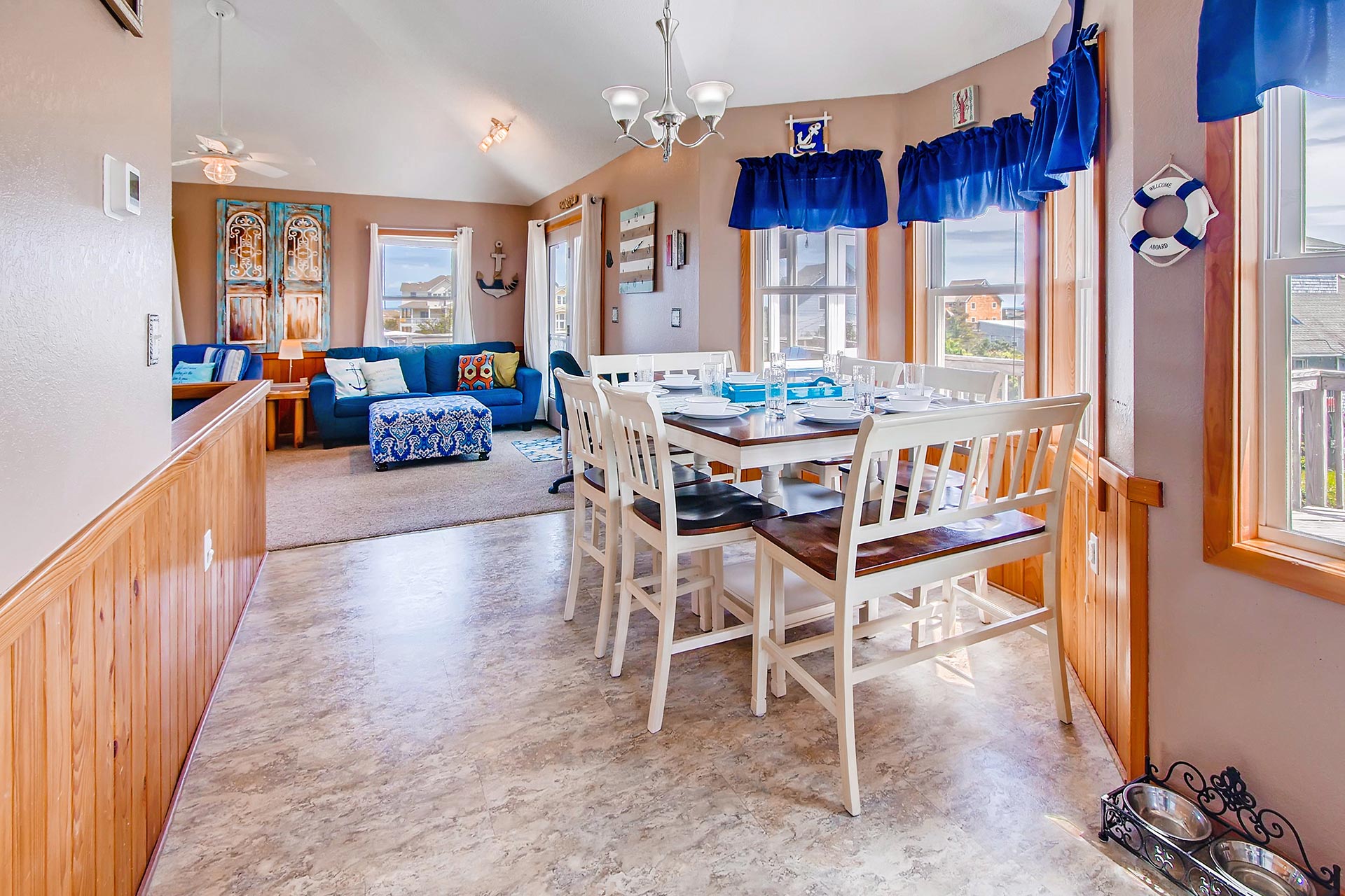 Surf Or Sound Realty Salty Dog Beach House 869 Dining Area 3340014