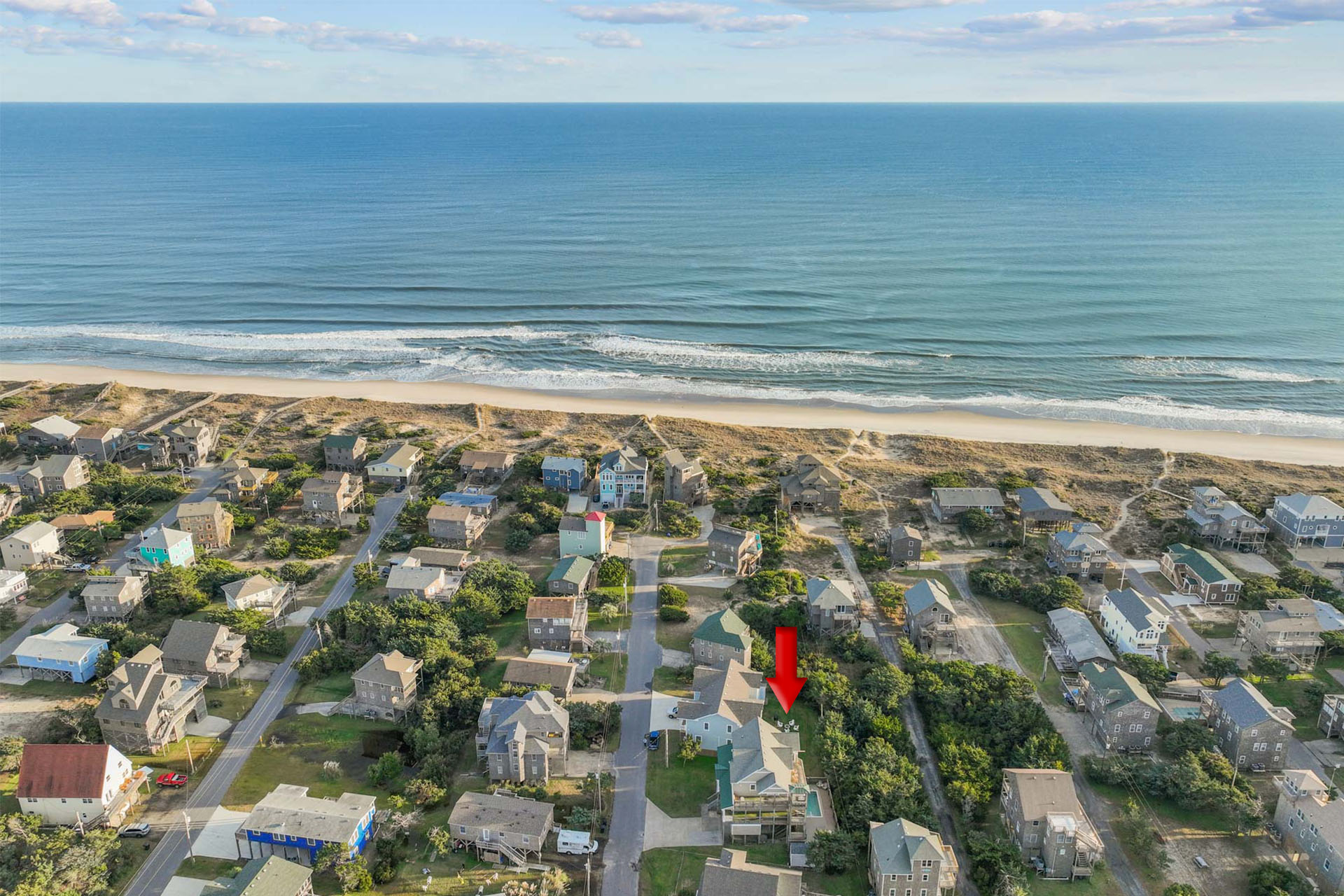 Surf Or Sound Realty 1184 Hatteras At Last Exterior 1 Arrow