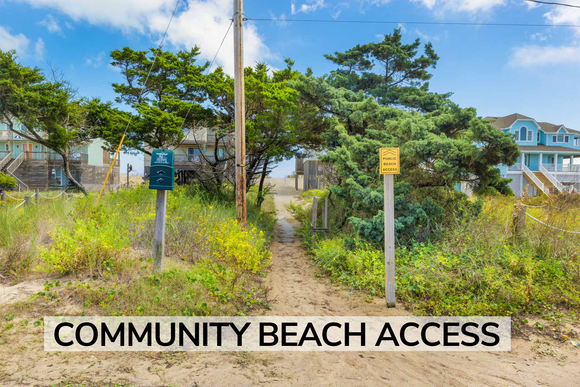 Surf Or Sound Realty 1209 Aquamarine Community Access 1 Label