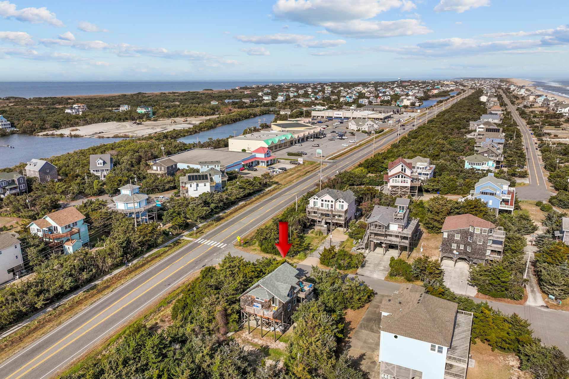 Surf Or Sound Realty 1191 Avon Beach Dream Exterior 8 Arrow