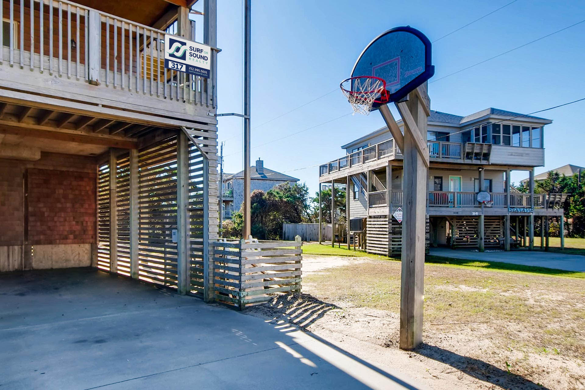 Surf Or Sound Realty Waters View 317 Basketball Hoop 3370948