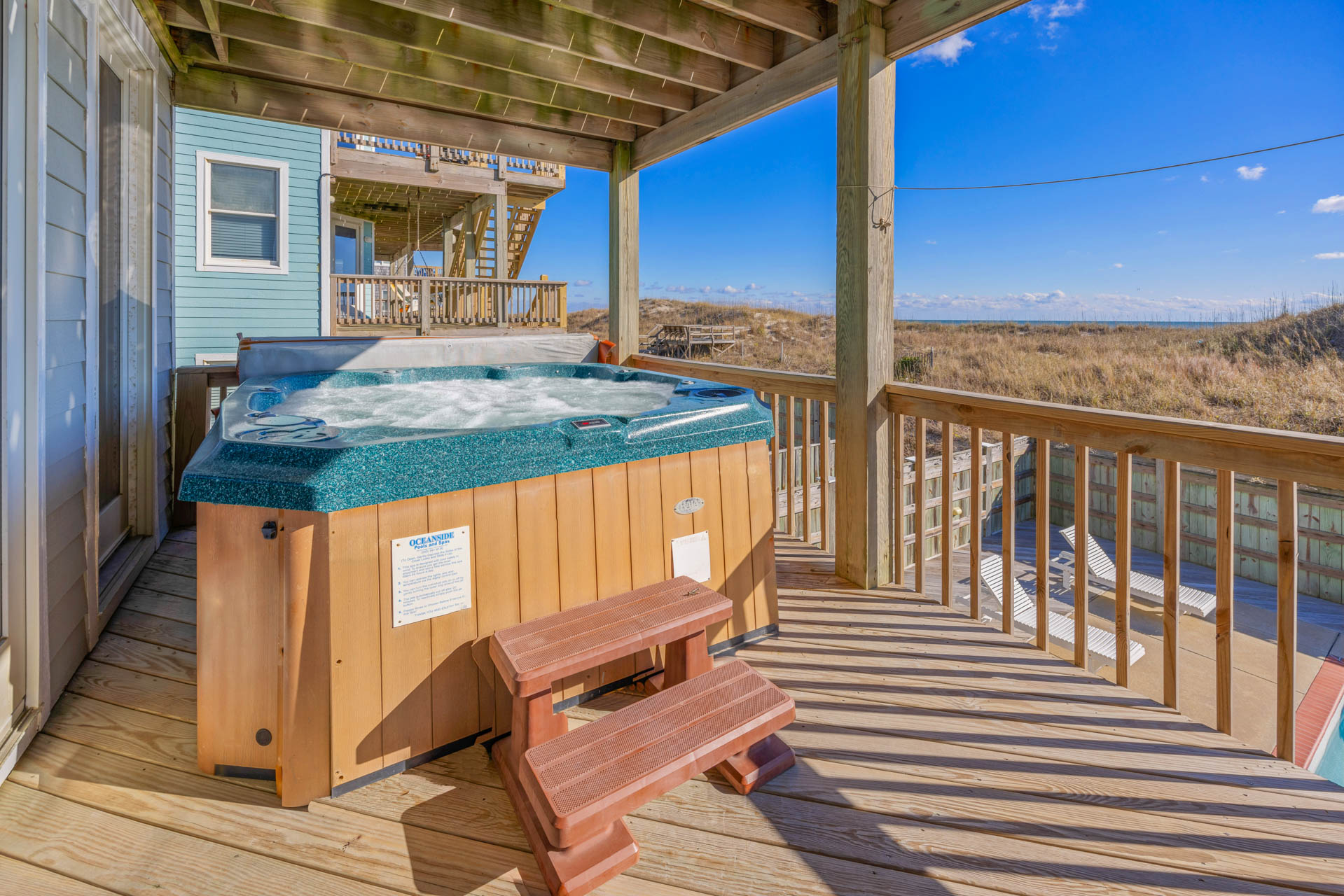 Surf Or Sound Realty 783 Great Expectations Hot Tub