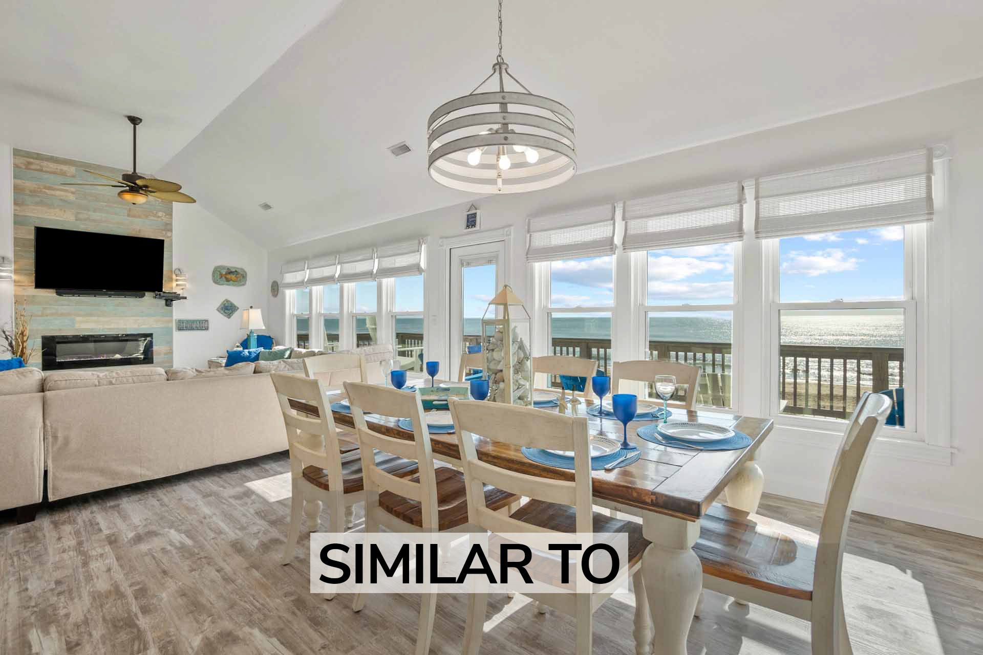 Surf Or Sound Realty 1214 Dream Gables Similar To Dining Area 3 Label Edit