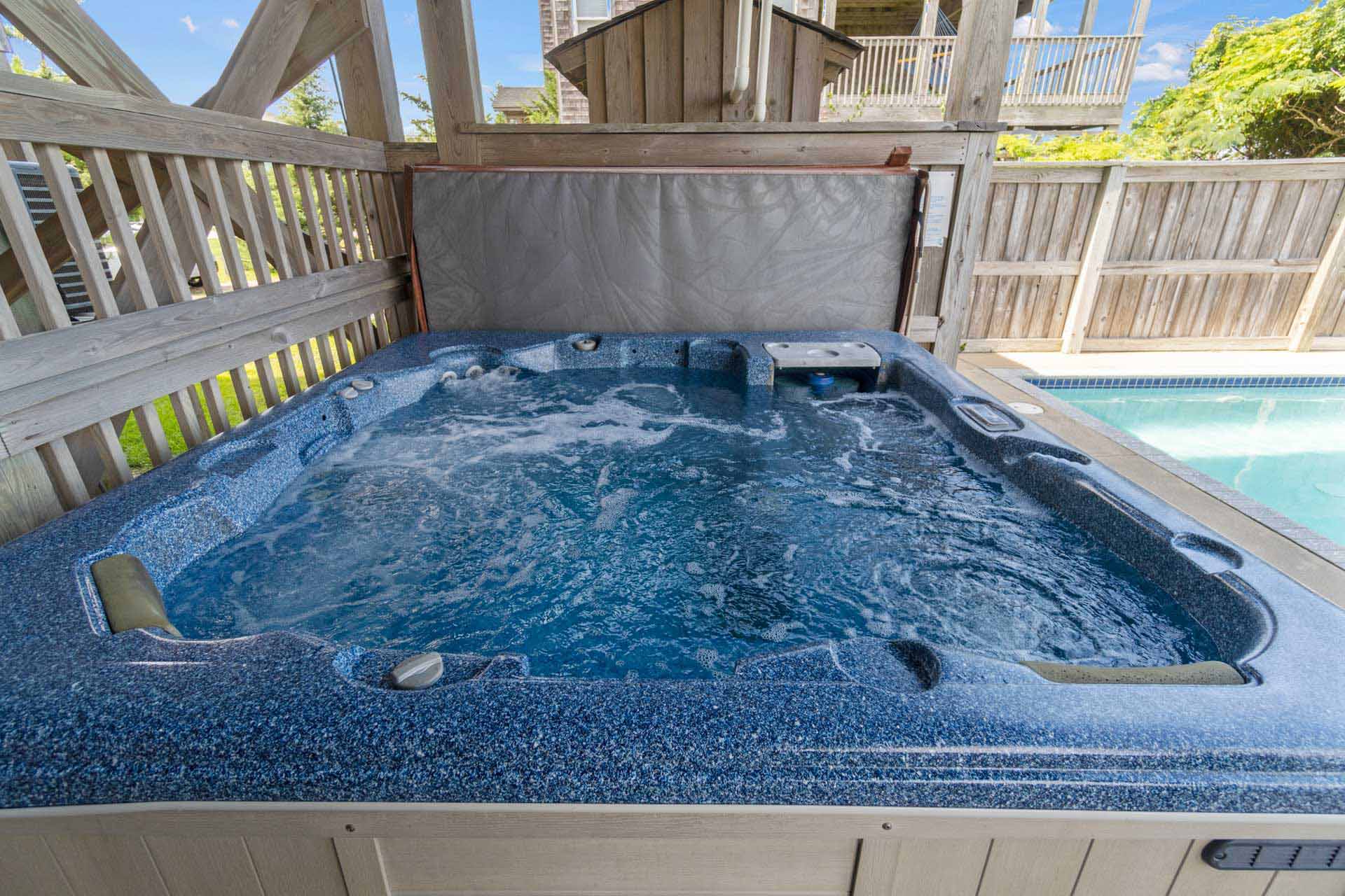 Surf Or Sound Realty 1041 Big Wednesday Hot Tub 3366502