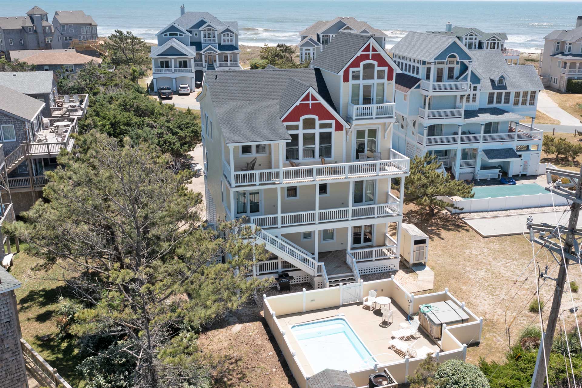 Surf Or Sound Realty 528 Hatteras Seaduction Drone Exterior 2 3360120