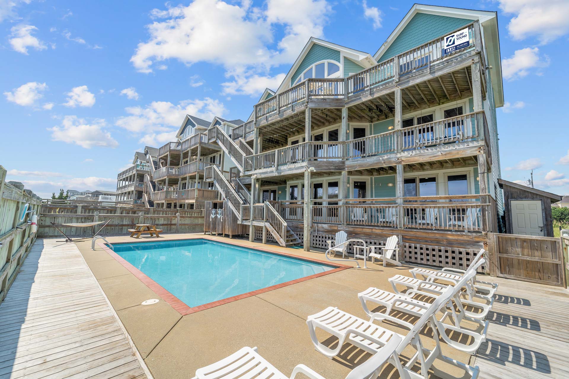 Surf Or Sound Realty 1145 Walkin On Sunshine Hatteras Pool Area 3 3377148