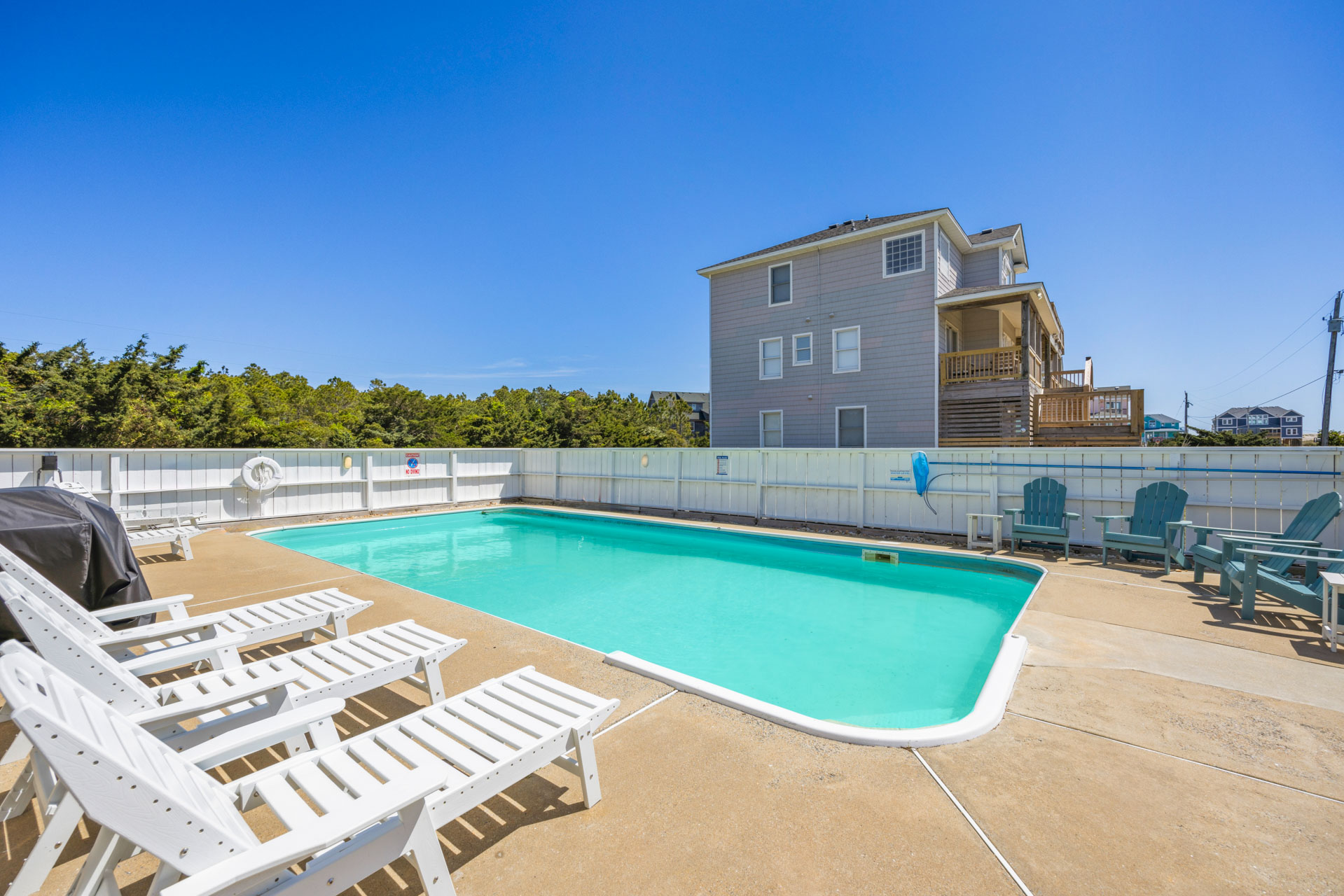 Surf Or Sound Realty 427 Just Beachy Pool Area 1