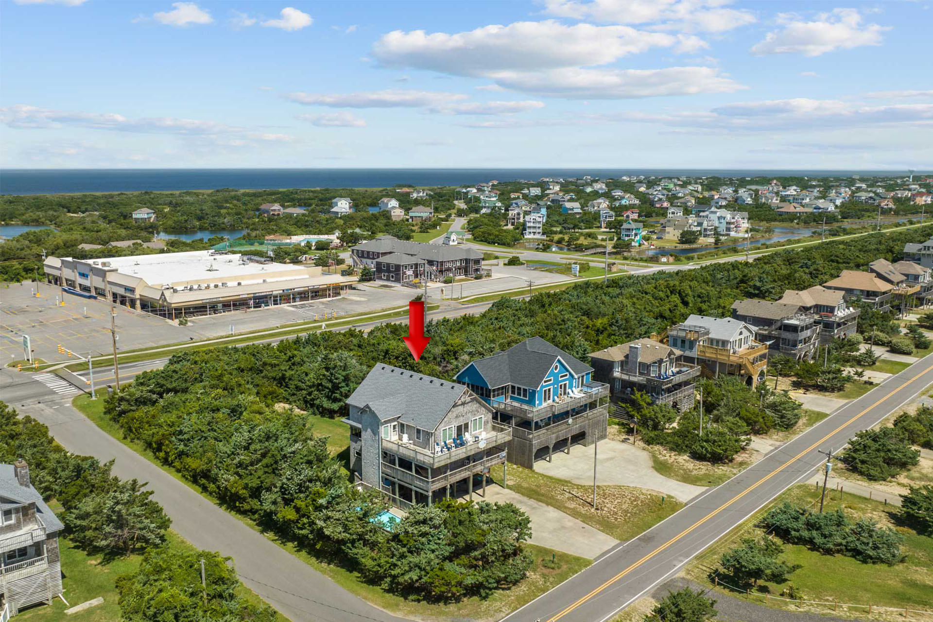 Surf Or Sound Realty 1144 The Sandy House Exterior 7 Arrow 3375901