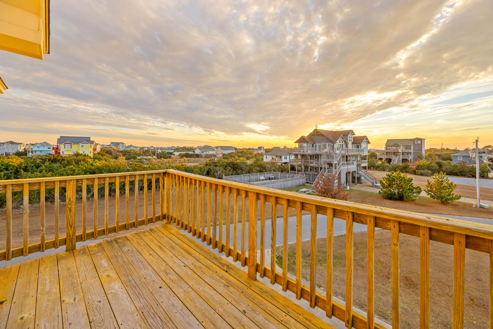 Surf Or Sound Realty 1071 I'm Not Shore Deck Sunset 2