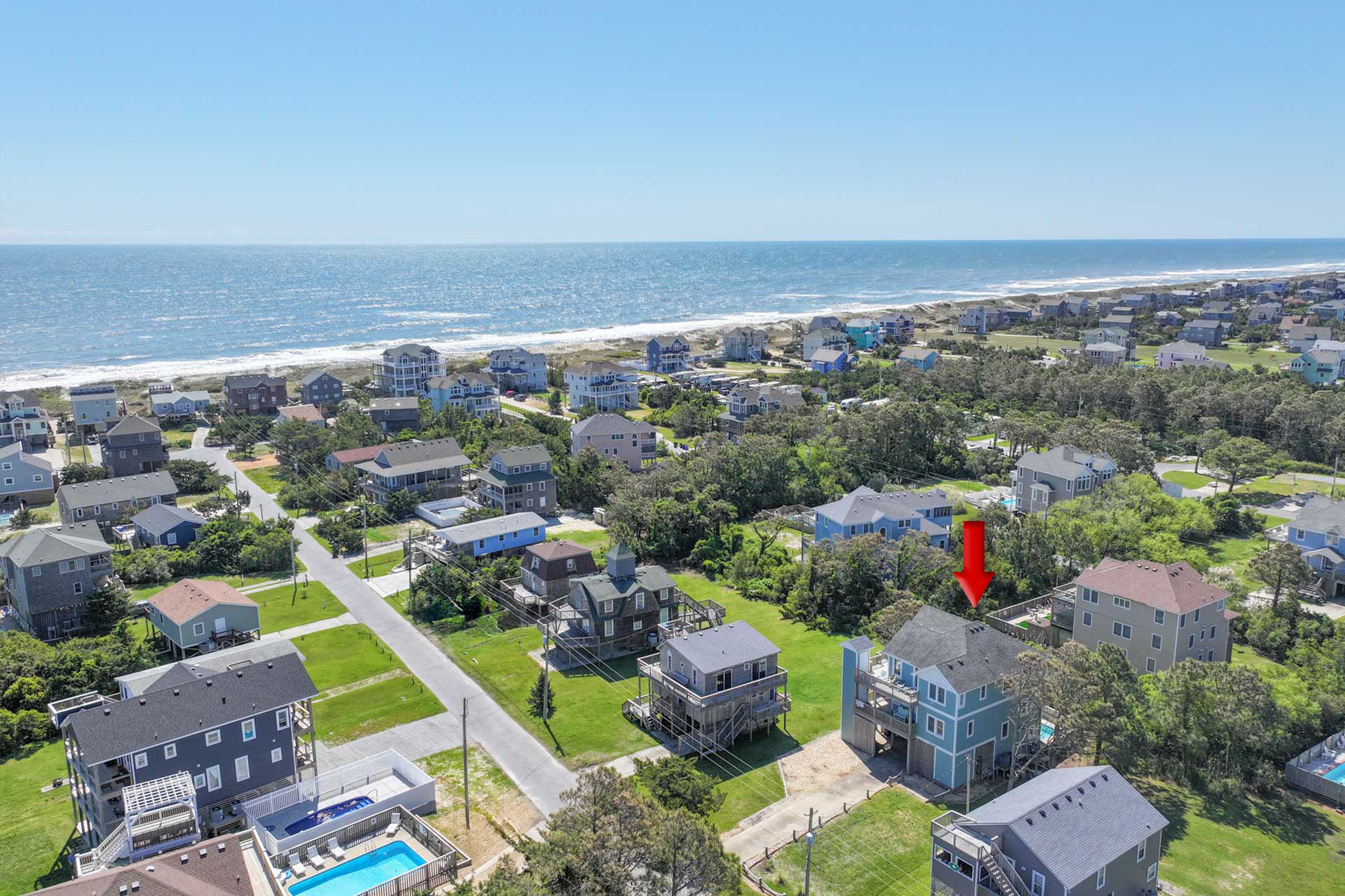 Surf Or Sound Realty 432 Down By The Sea Exterior 6 Arrow