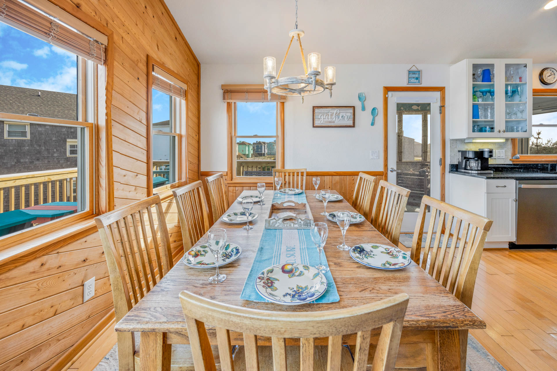 Surf Or Sound Realty 308 Decked Out Dining Area 2