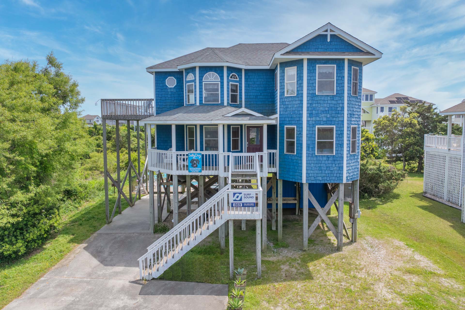 Surf Or Sound Realty 869 Salty Dog Beach House Exterior 2