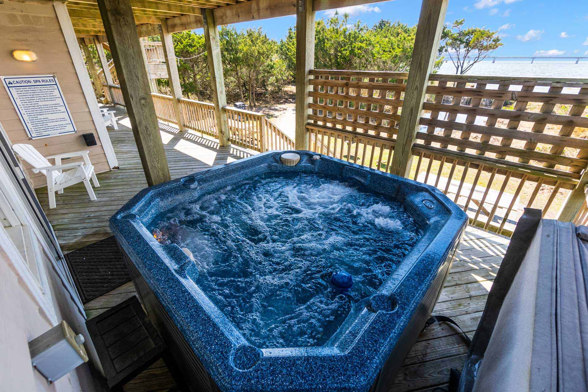 Surf Or Sound Realty 566 La Familia Hot Tub 3363214