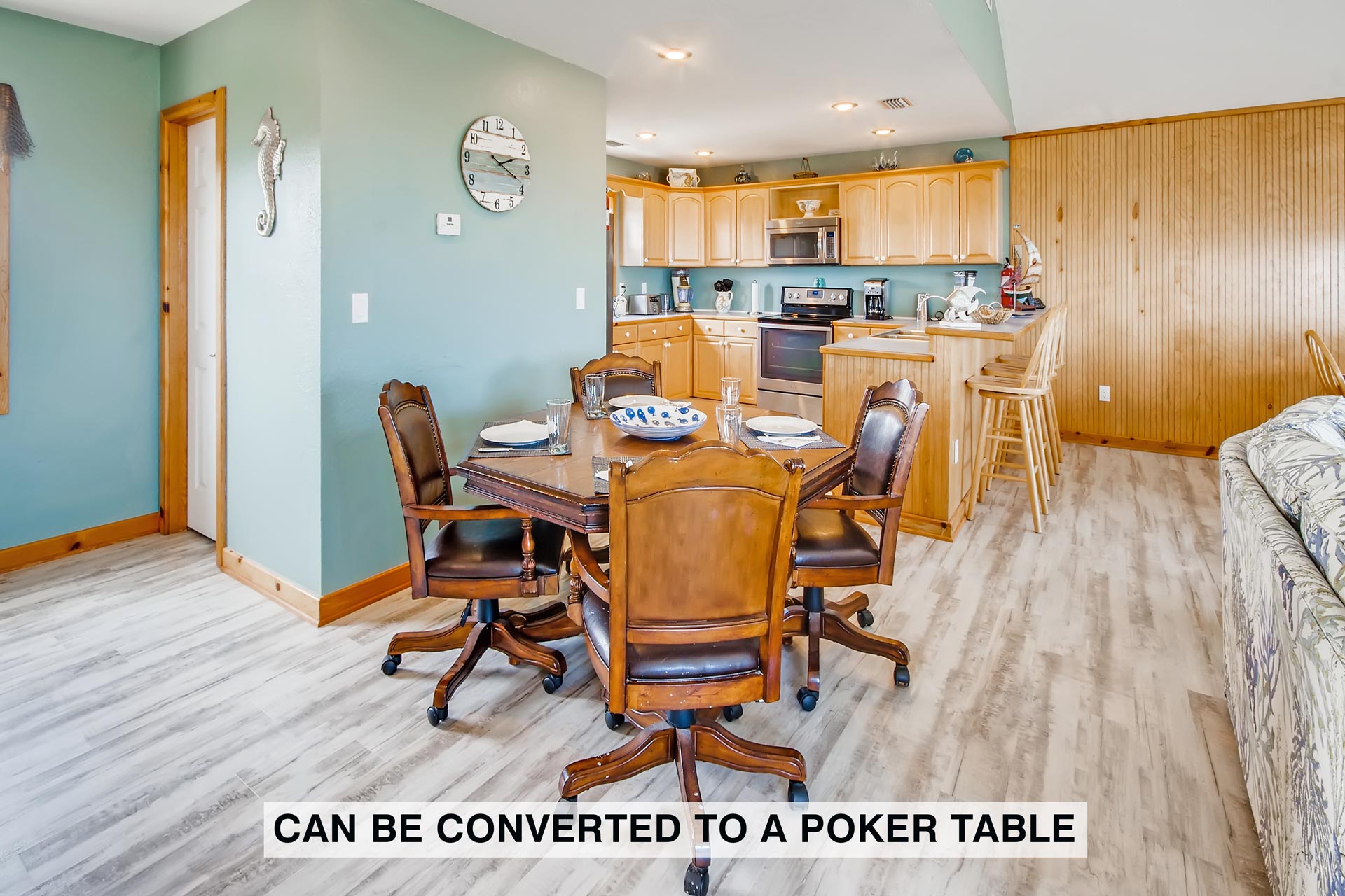 Surf Or Sound Realty A Reel Addiction 704 Dining Poker Table 3350871