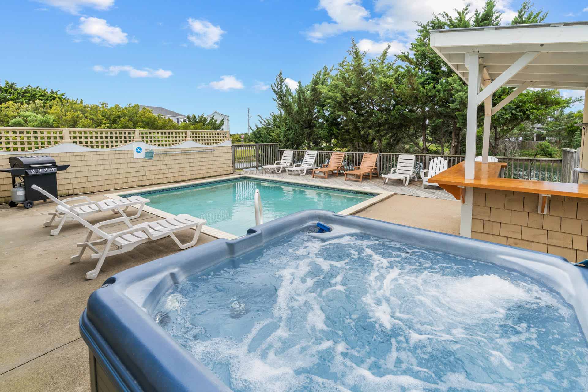 Surf Or Sound Realty 984 Mommas Pearl Hot Tub 3366807