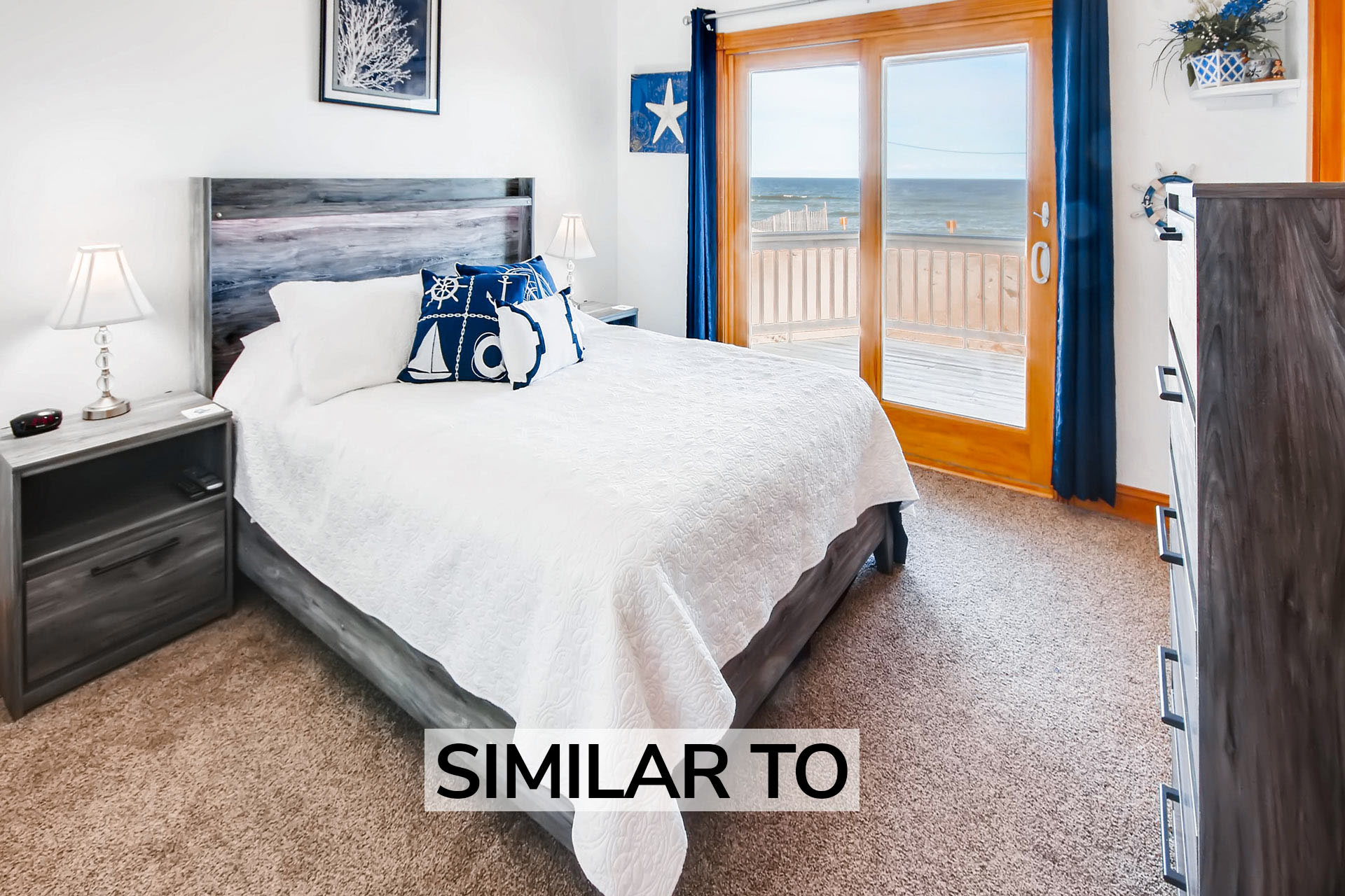 Surf Or Sound Realty 1214 Dream Gables Similar To Bedroom 4 2 Label