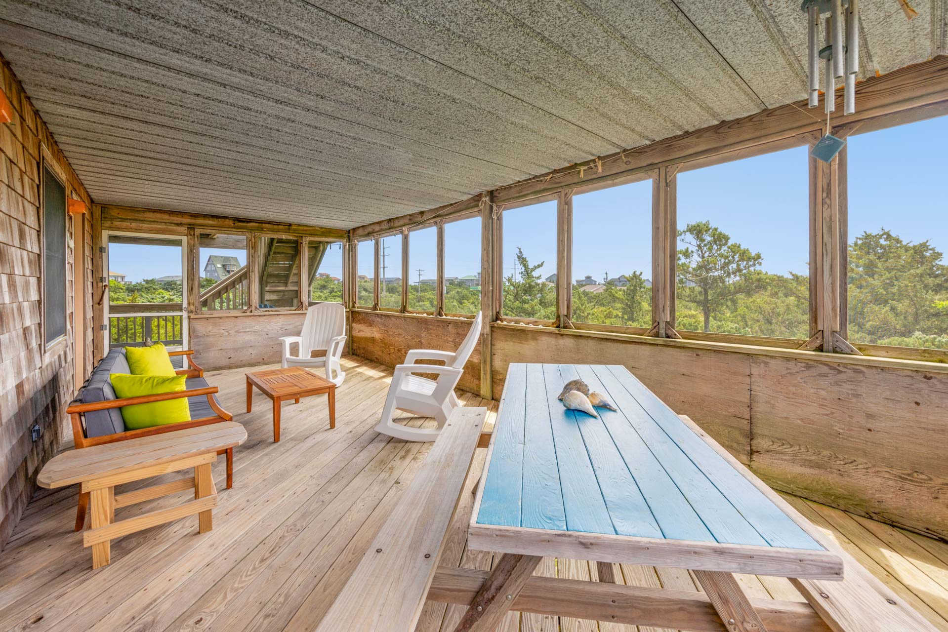 Surf Or Sound Realty 194 Askin Cottage Screened Porch 1