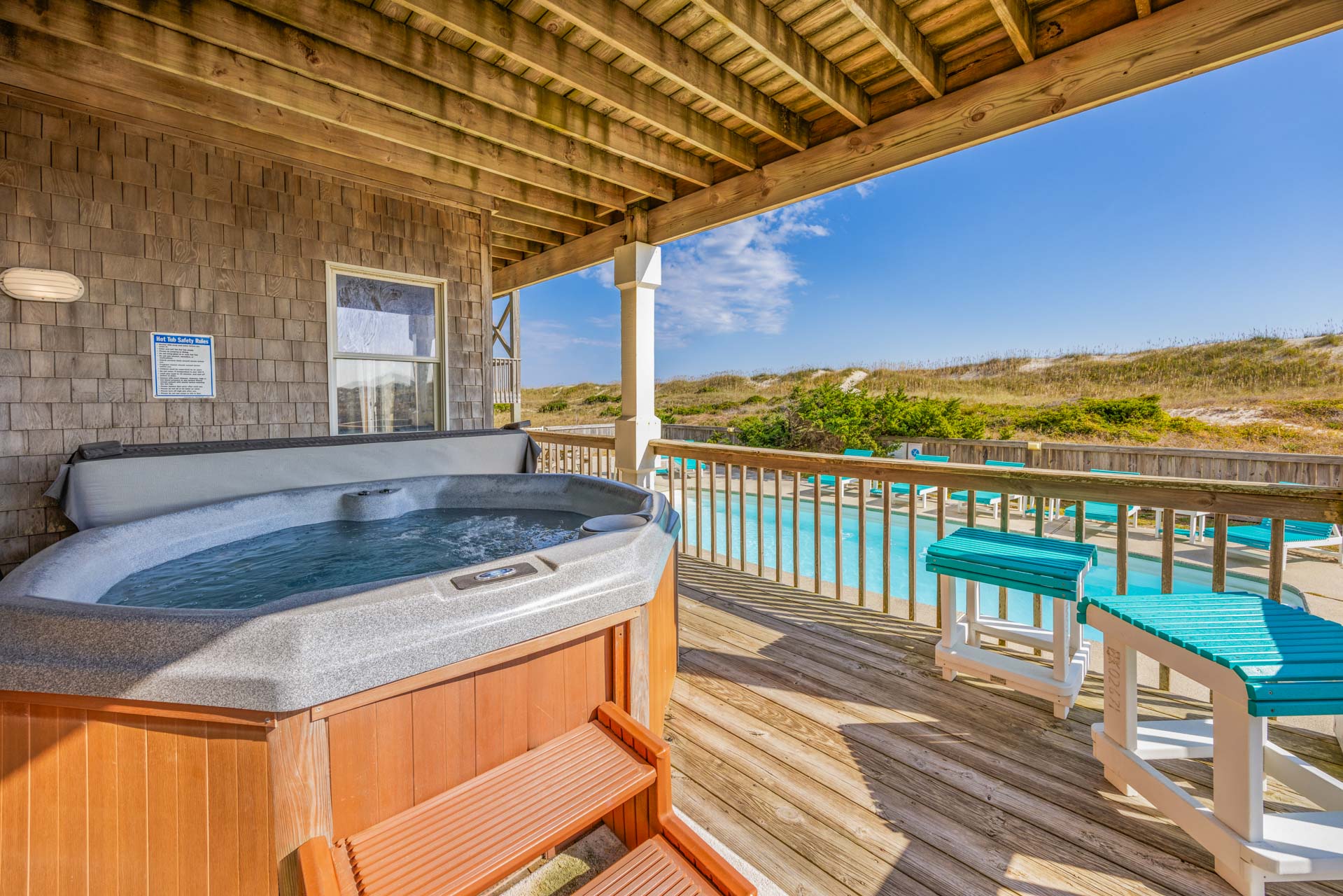 Surf Or Sound Realty 30 Landshark Hot Tub