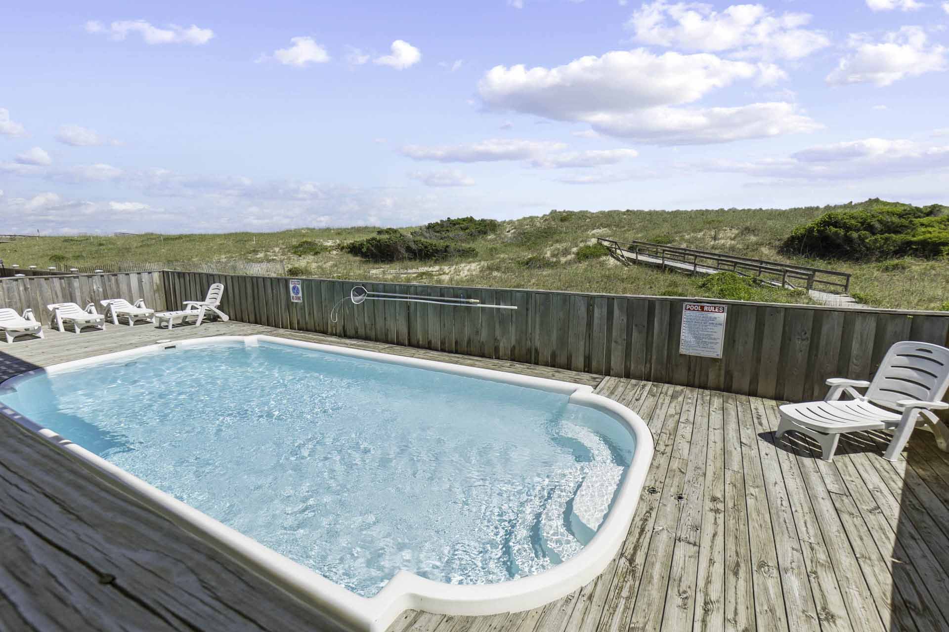 Surf Or Sound Realty 1015 Beach Haven Hatteras Pool 1 3366409