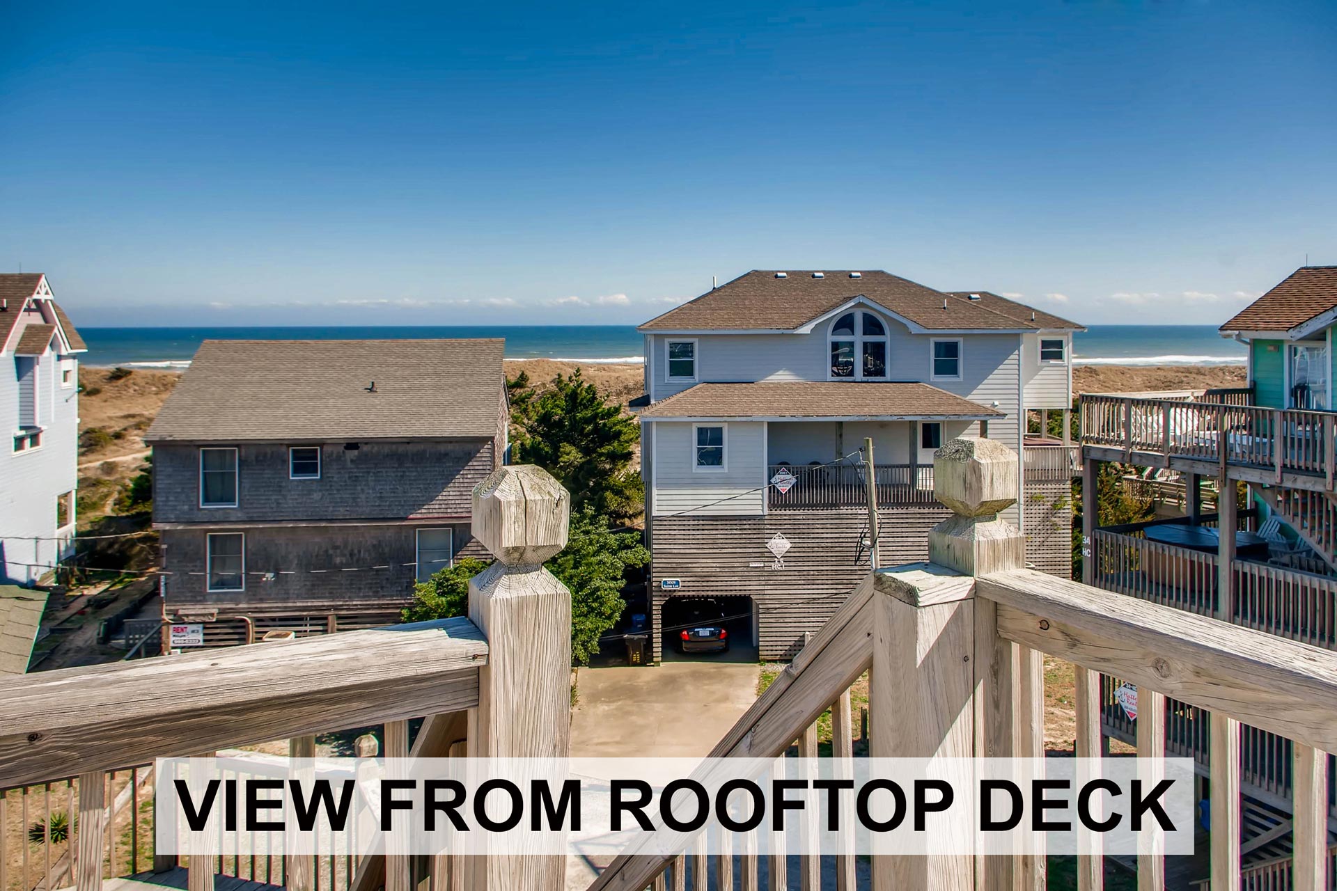 Surf Or Sound Realty Sea N Blue 168 Rooftop Deck View 3341024