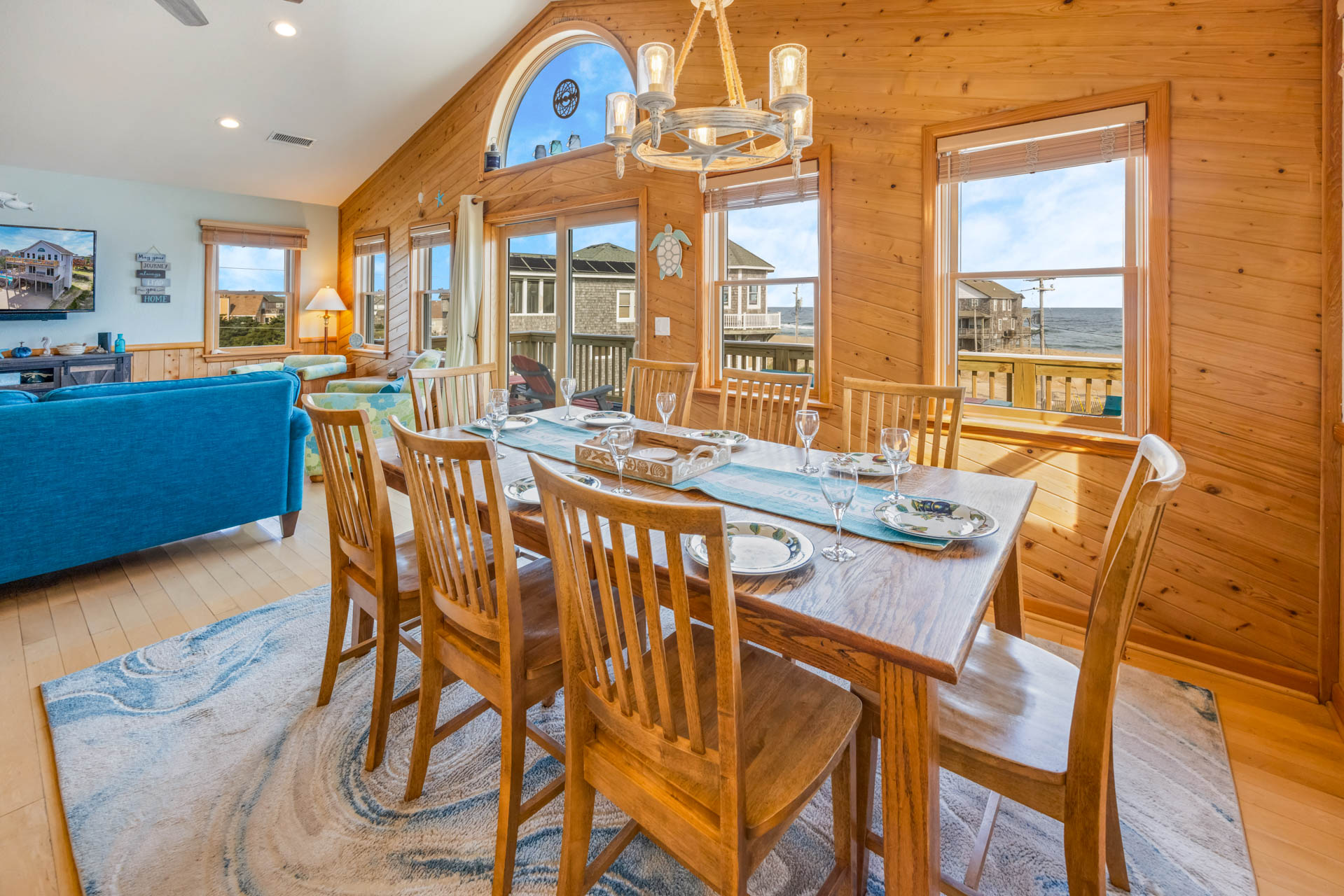 Surf Or Sound Realty 308 Decked Out Dining Area 5