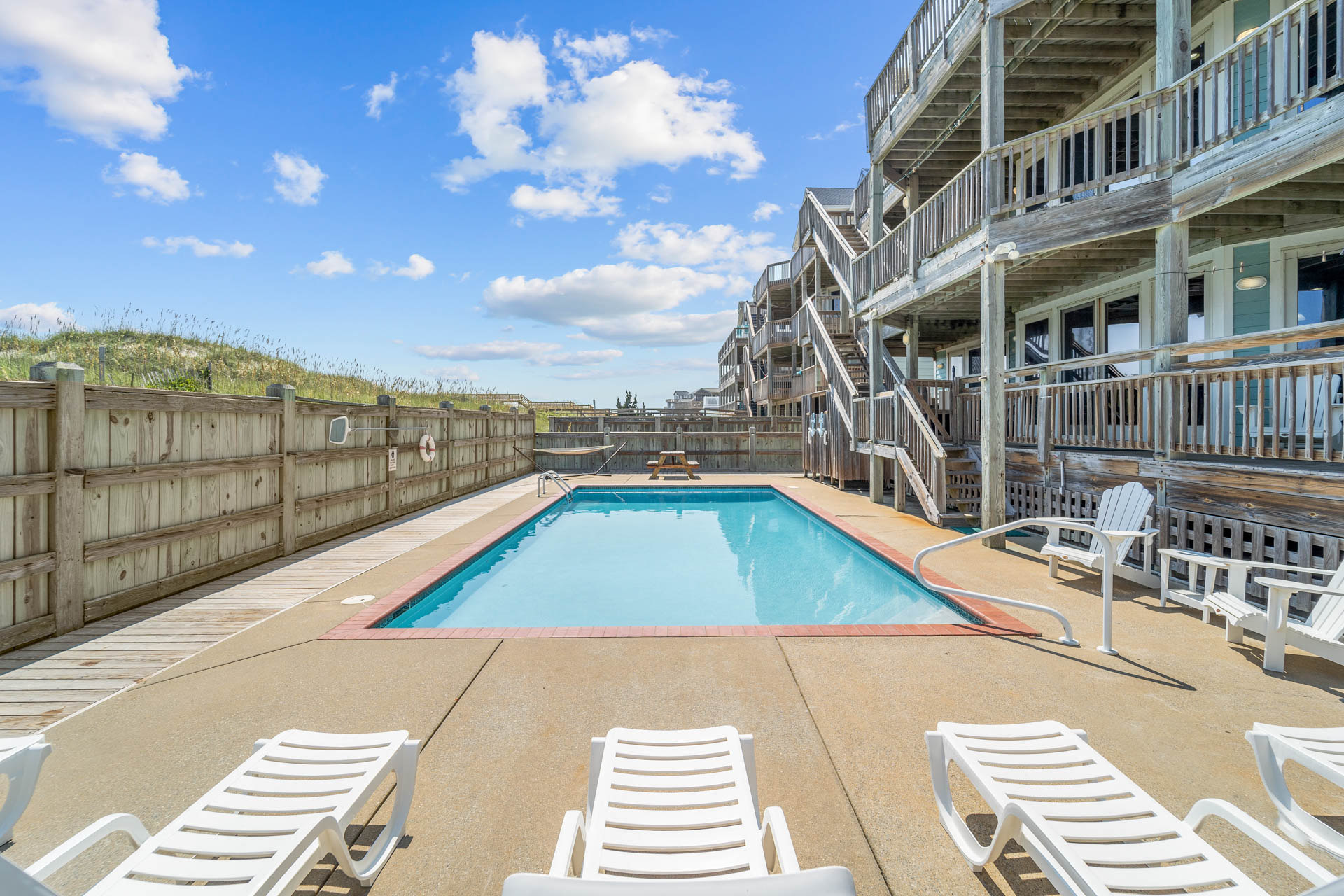 Surf Or Sound Realty 1145 Walkin On Sunshine Hatteras Pool Area 2 3377147