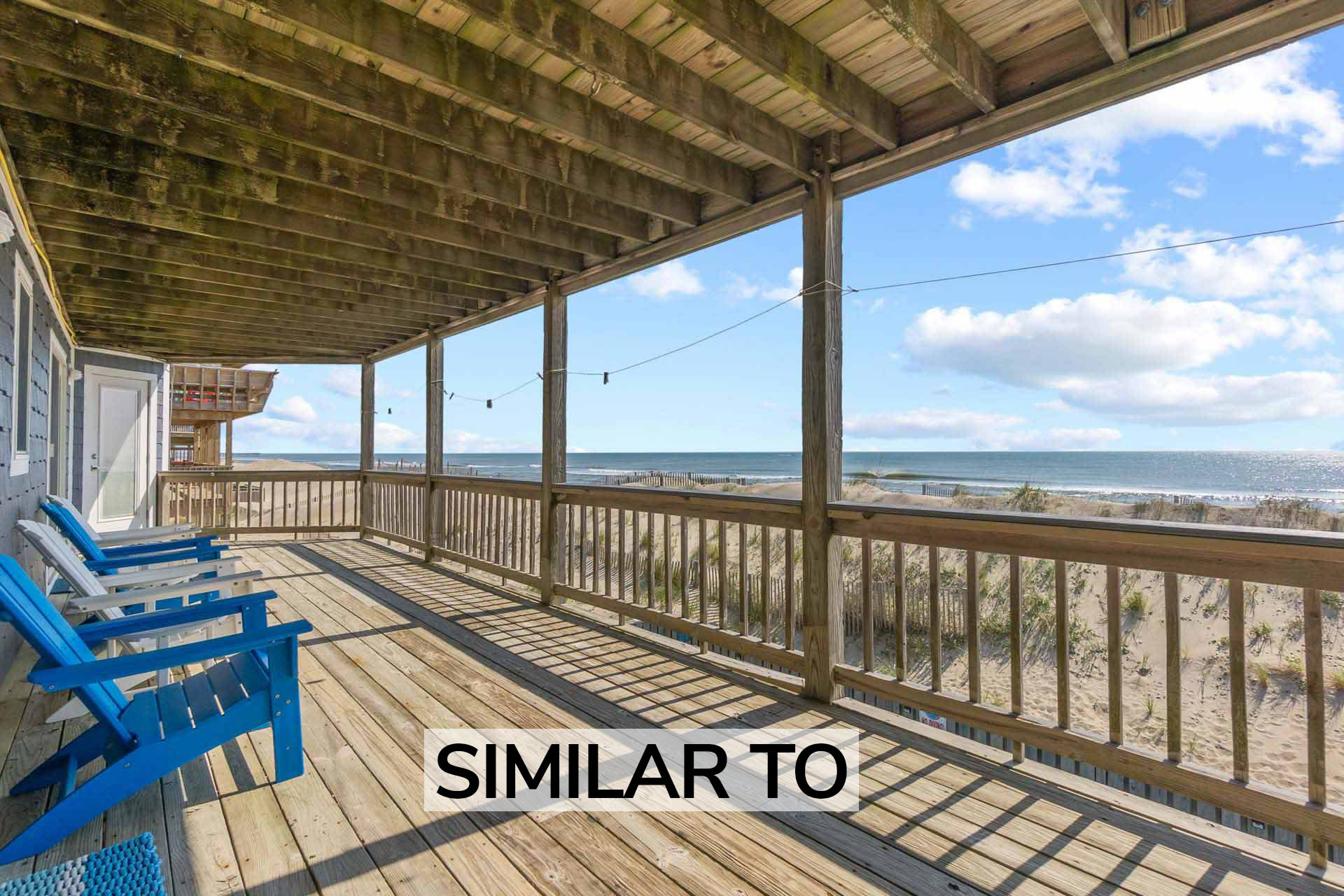 Surf Or Sound Realty 1214 Dream Gables Similar To Deck 1 Label