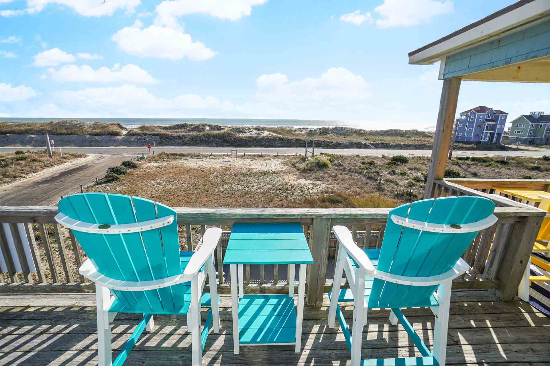 Surf Or Sound Realty 921 Oceanview Hatteras Deck View 2 3361405