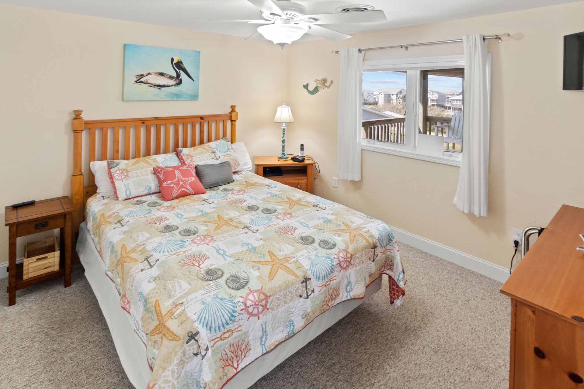 Surf Or Sound Realty 776 Rodanthe Respite Queen Bedroom 3362855