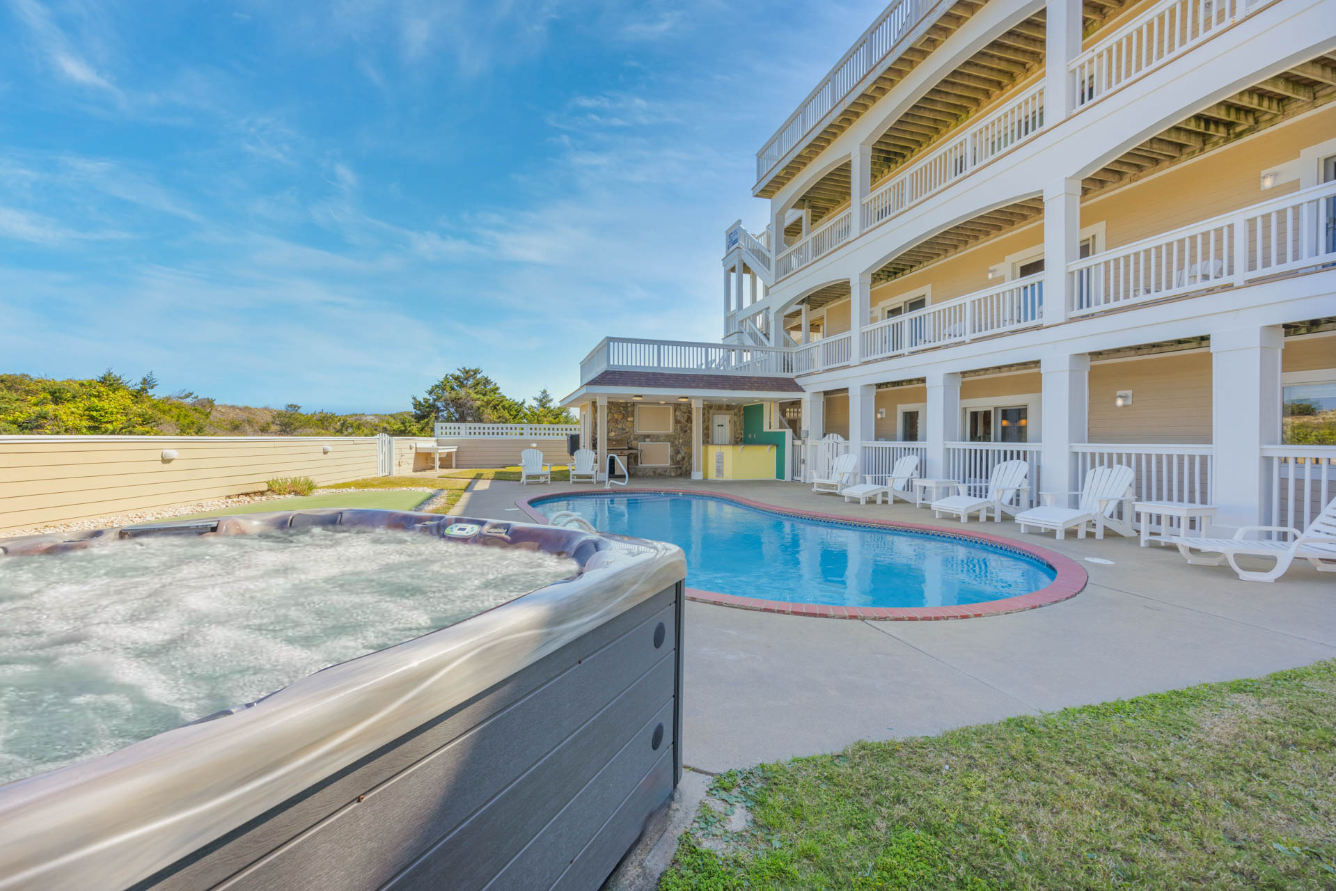 Surf Or Sound Realty 1074 Pura Vida Pool Area 6