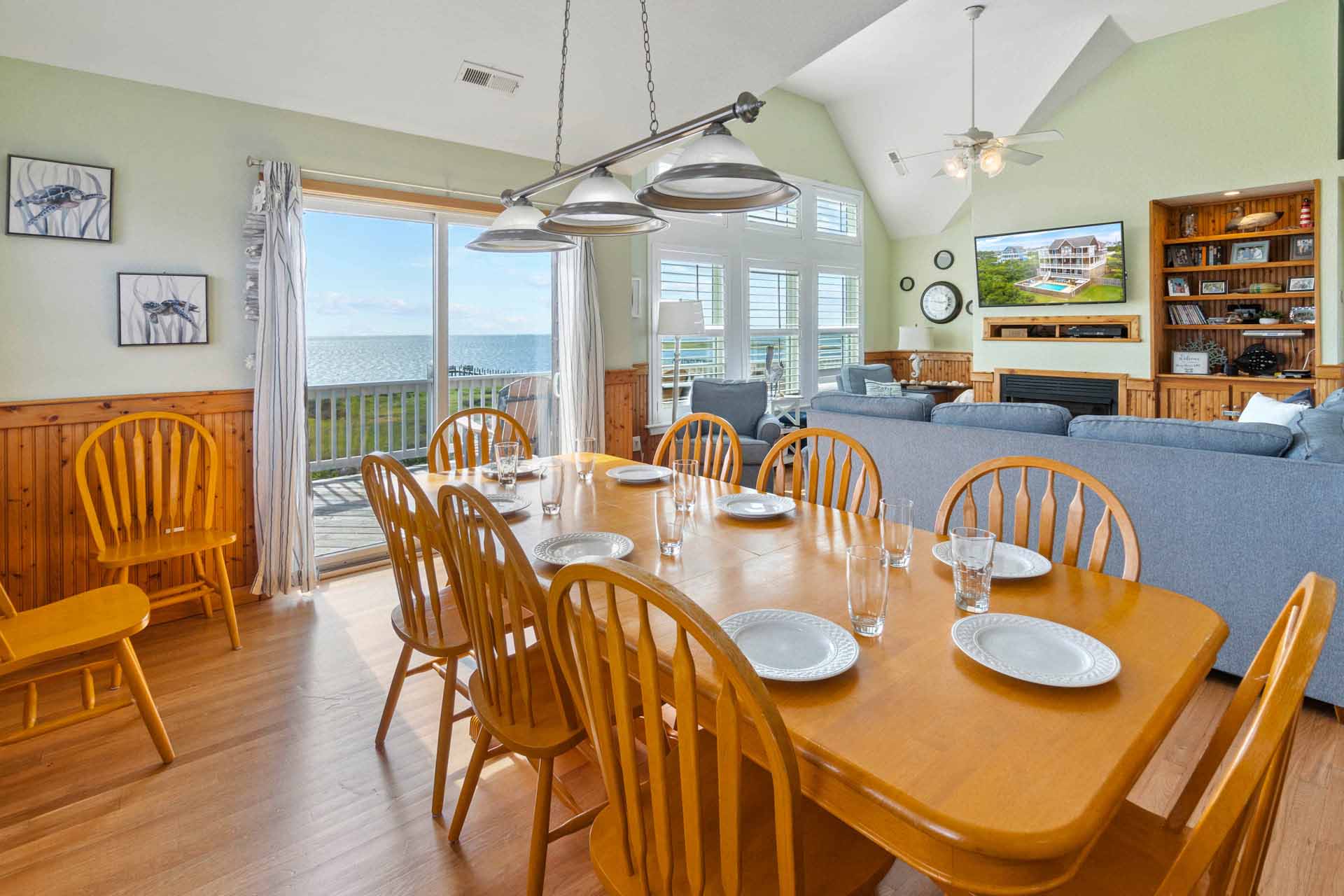 Surf Or Sound Realty 339 Salvo Sunsets Dining Area 3 3364730