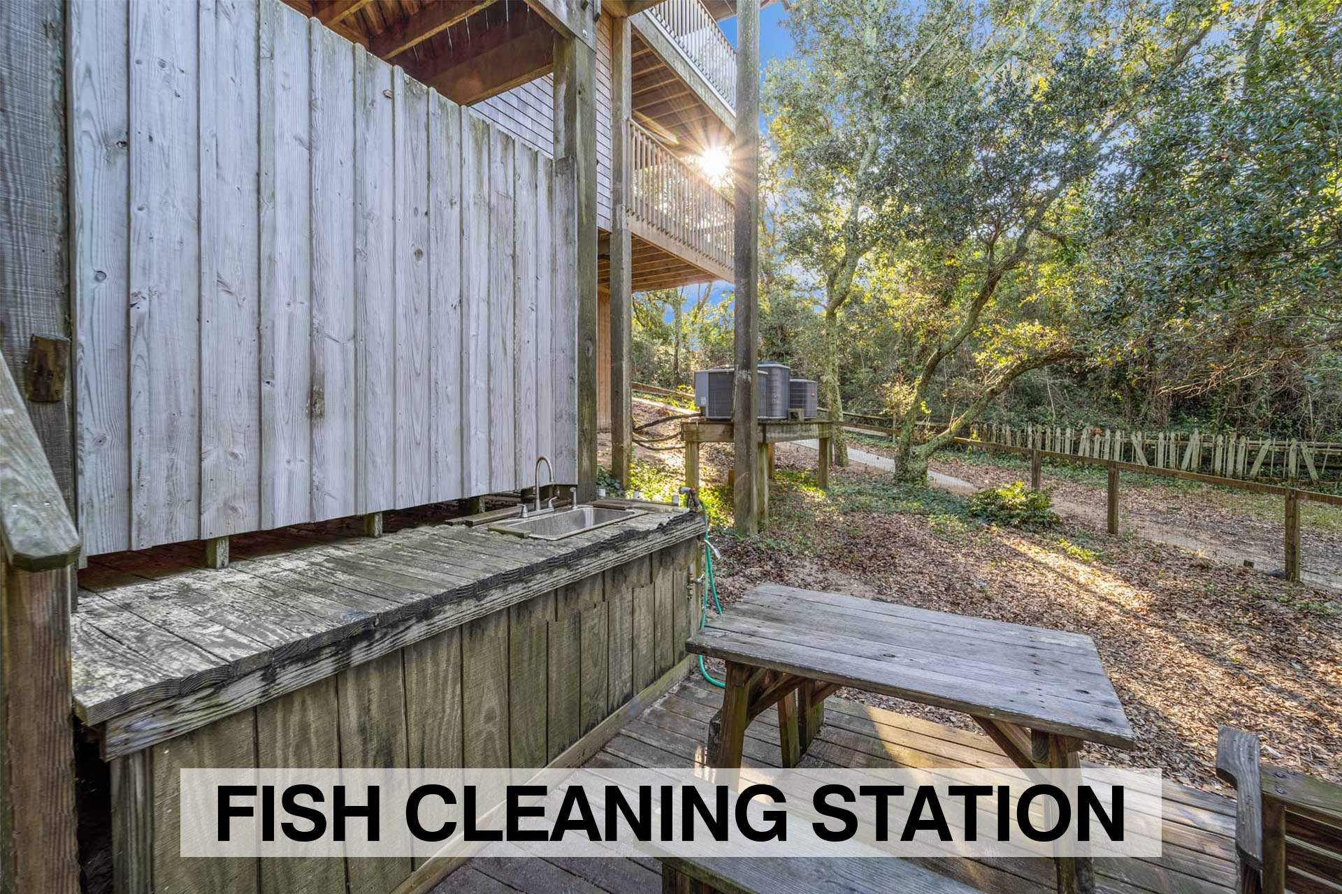 27 Surf Or Sound Realty 1162 The Roost Fish Cleaning Station Label