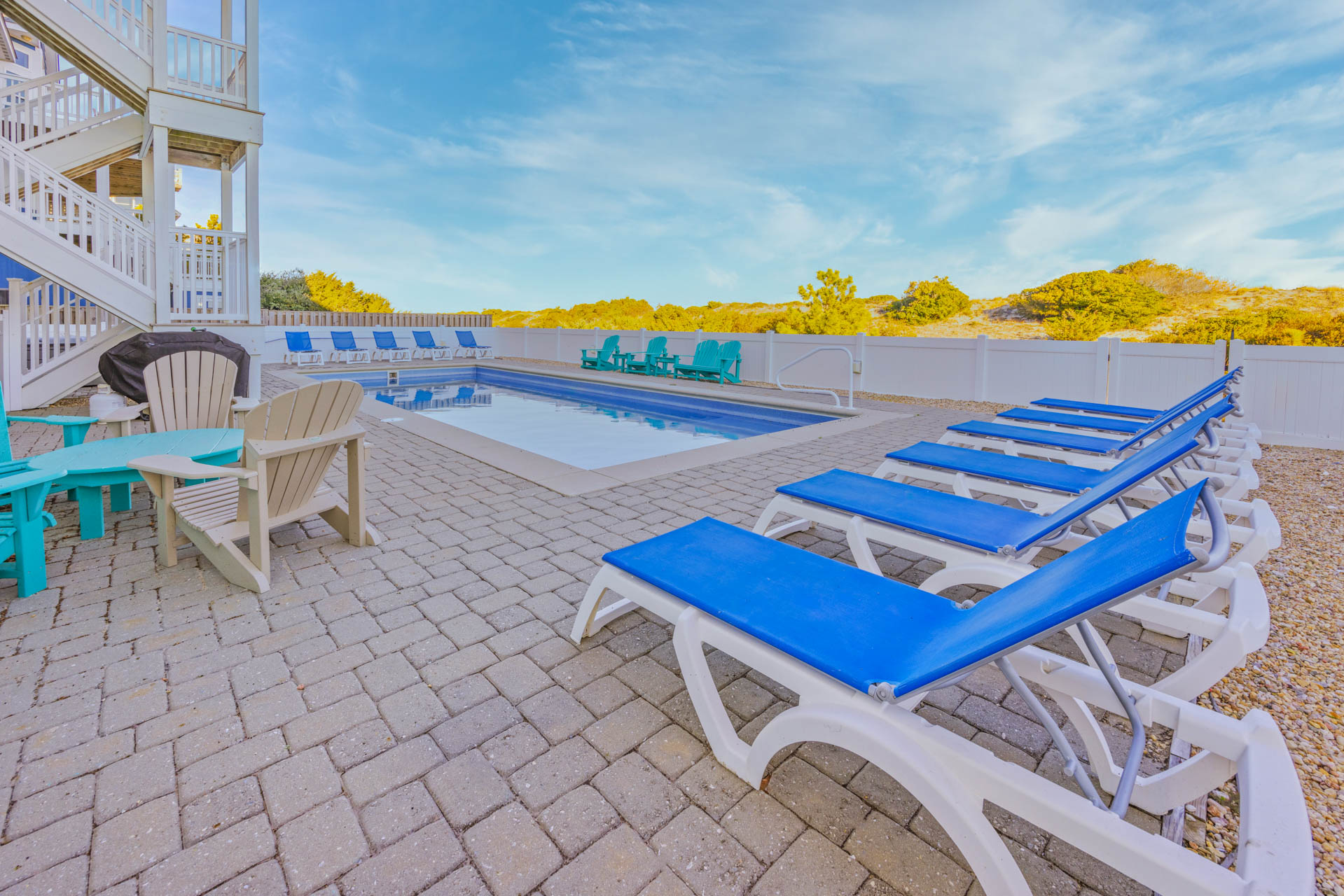 Surf Or Sound Realty 895 Sandy Beach Retreat Pool Area 1