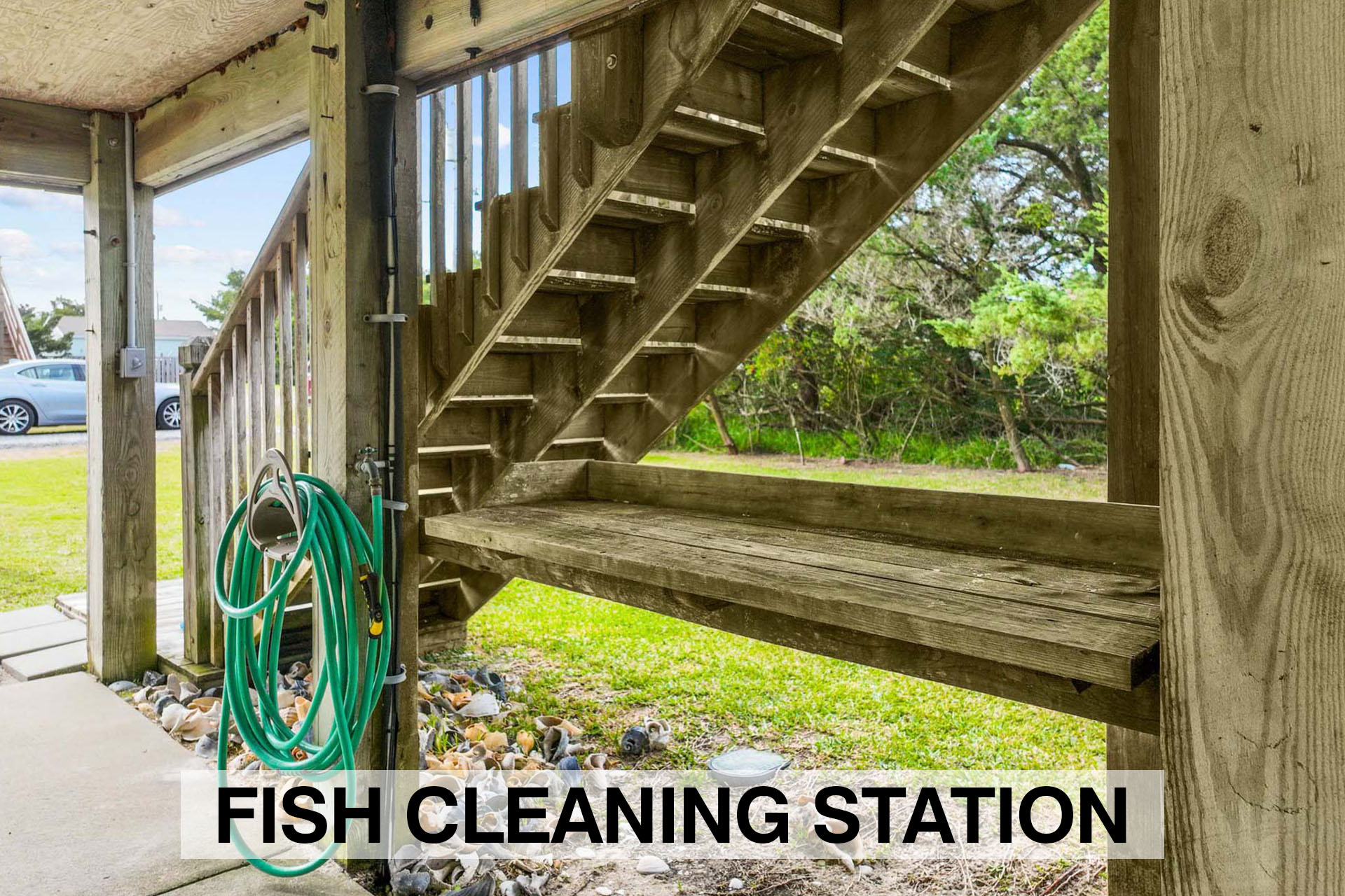 Surf Or Sound Realty 1079 Salty Frog Fish Cleaning 3369555