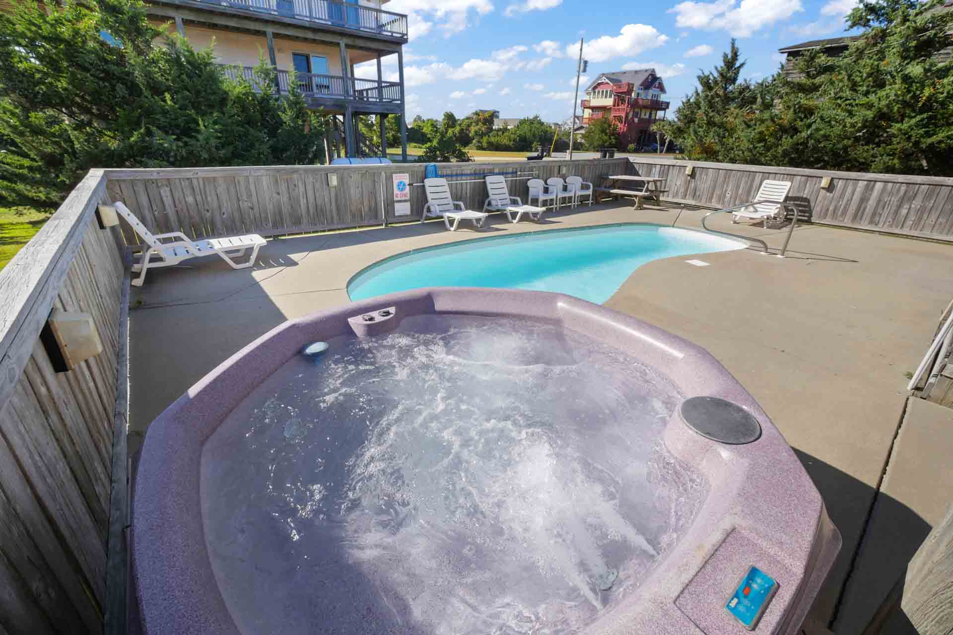 Surf Or Sound Realty 890 Beyond The Sea Hot Tub 3360287