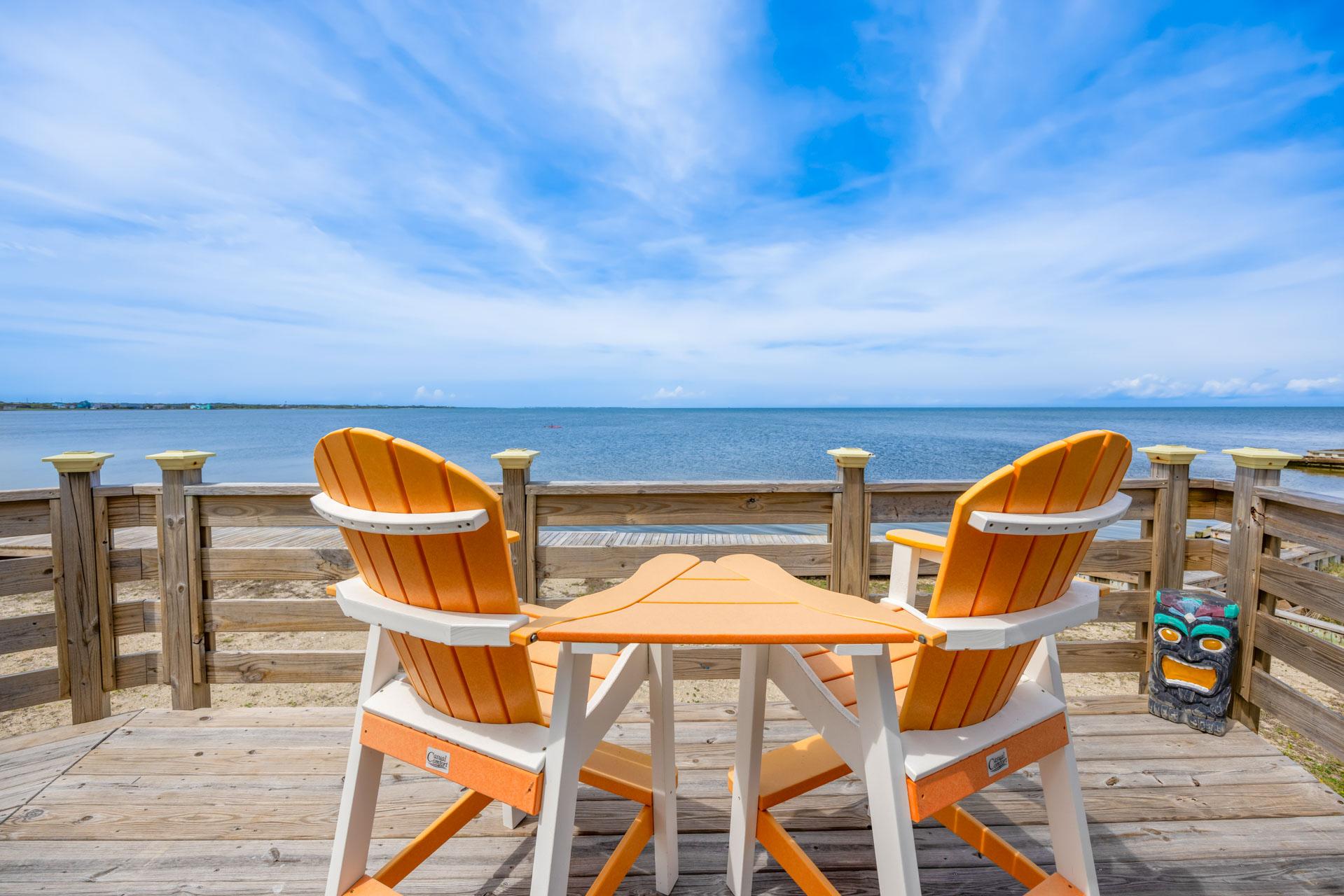 Surf Or Sound Realty 1076 Tiki Hut Deck 2