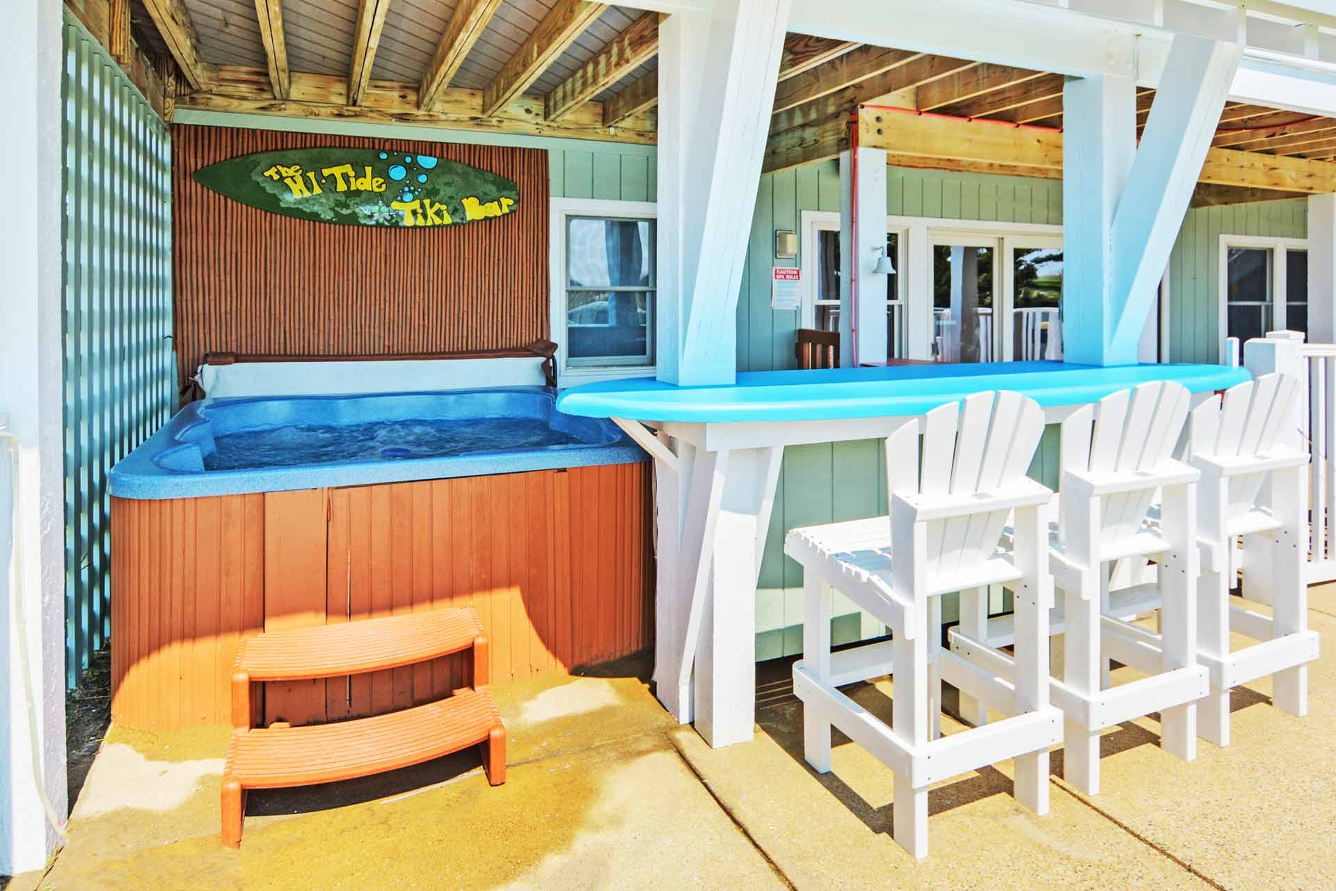 Surf Or Sound Realty 829 Hot Tub Tiki 3358247