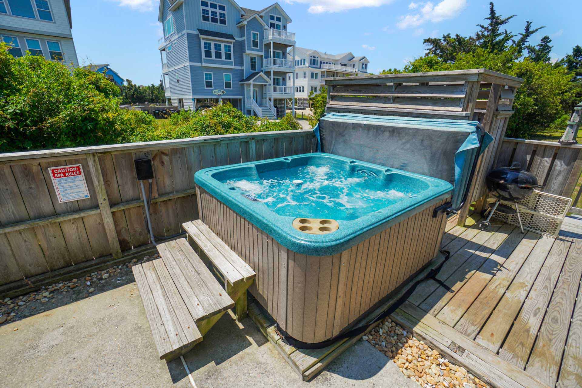 Surf Or Sound Realty 425 Beauty And The Beach Hot Tub 3366145