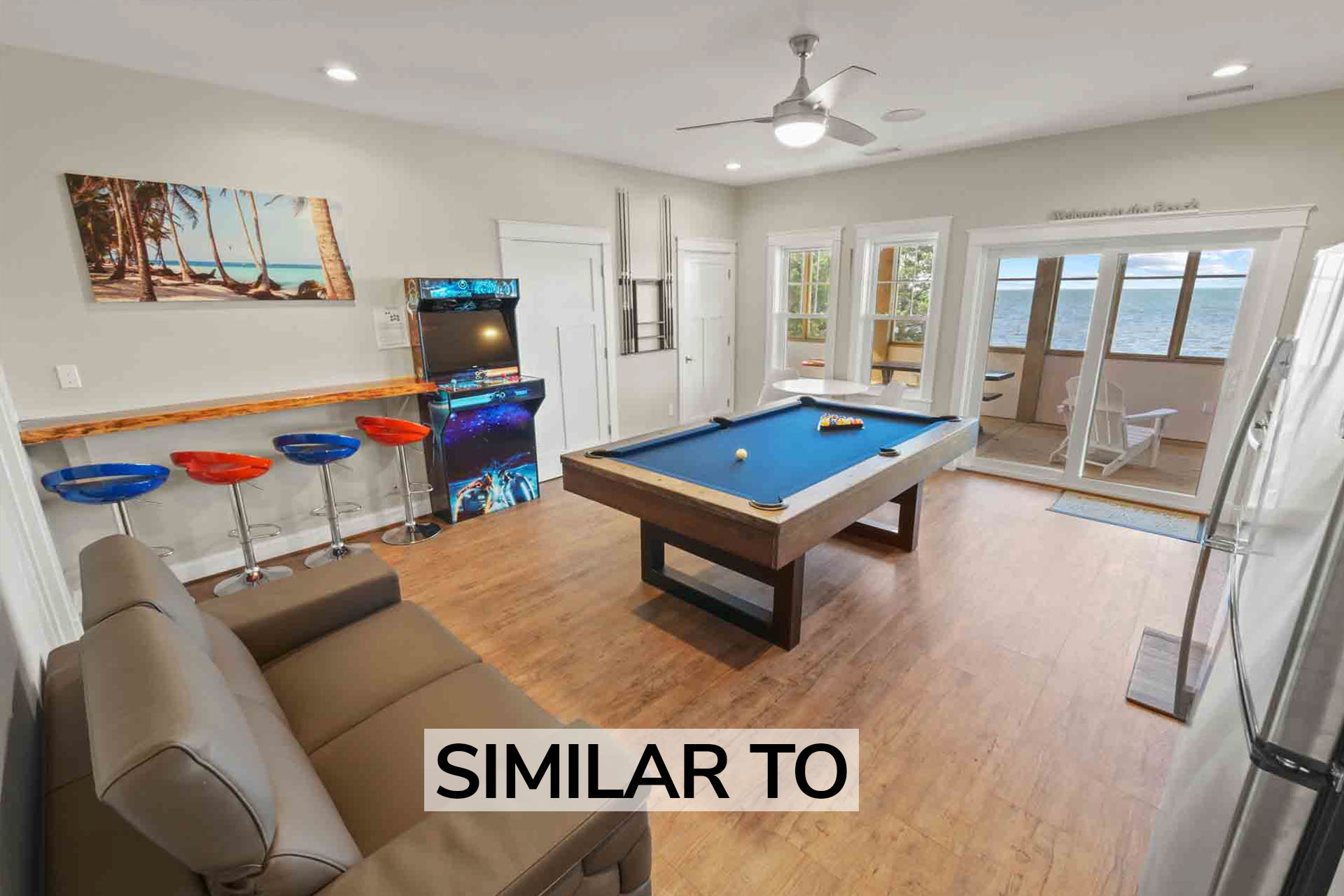 Surf Or Sound Realty 1204 Similar To Game Room 1 Label