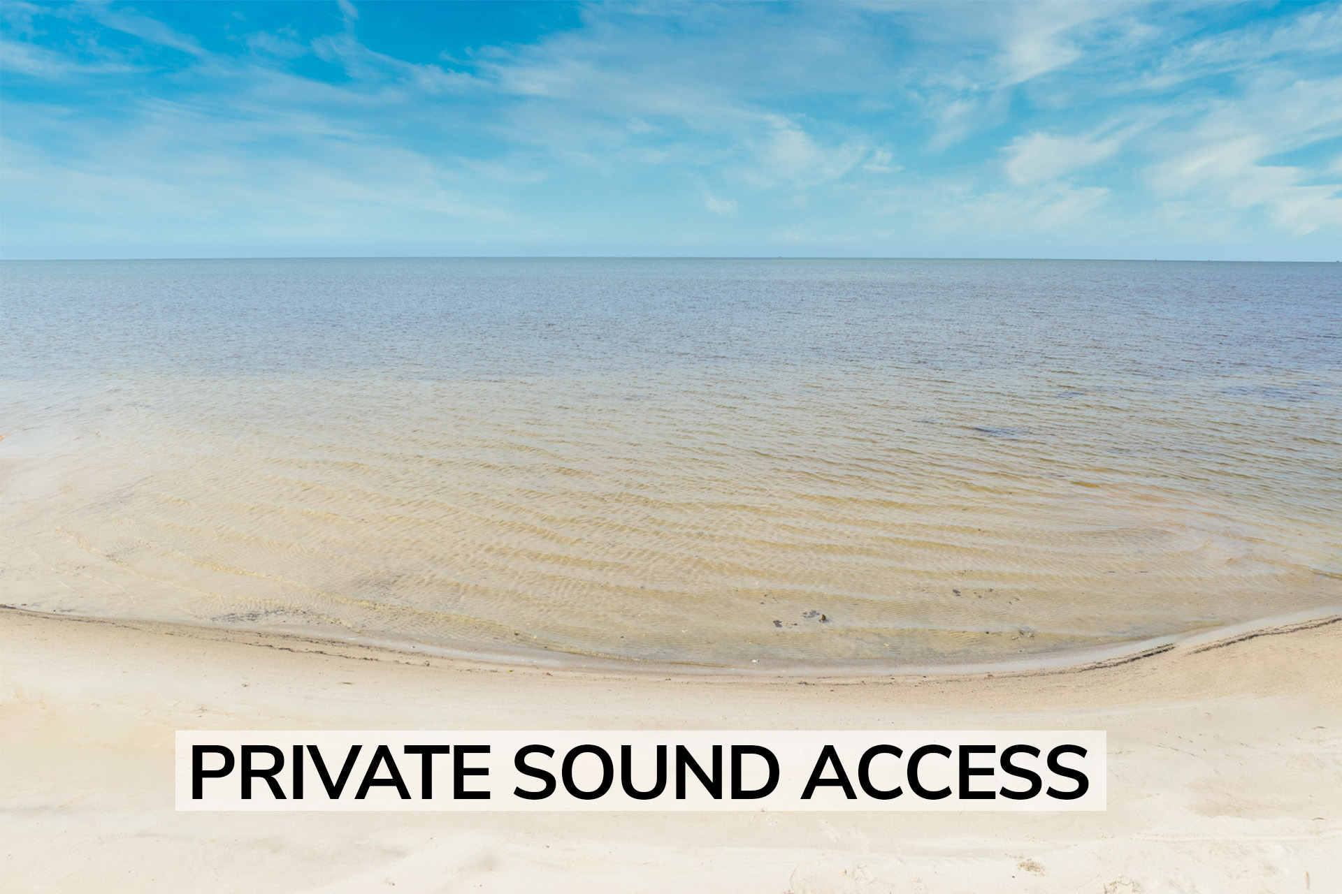 Surf Or Sound Realty 1043 Sound Garden Sound Access Label