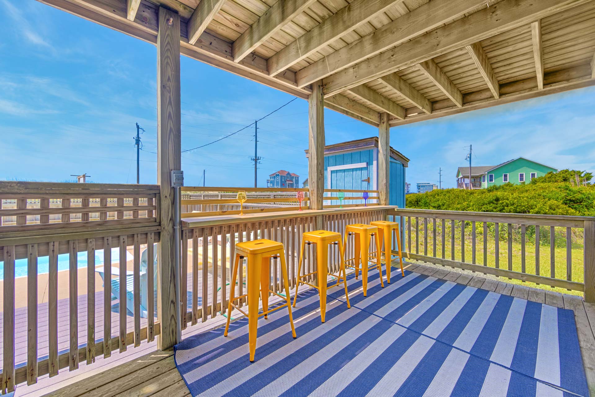 Surf Or Sound Realty 921 Oceanview Hatteras Pool Deck Seating 1 3375147